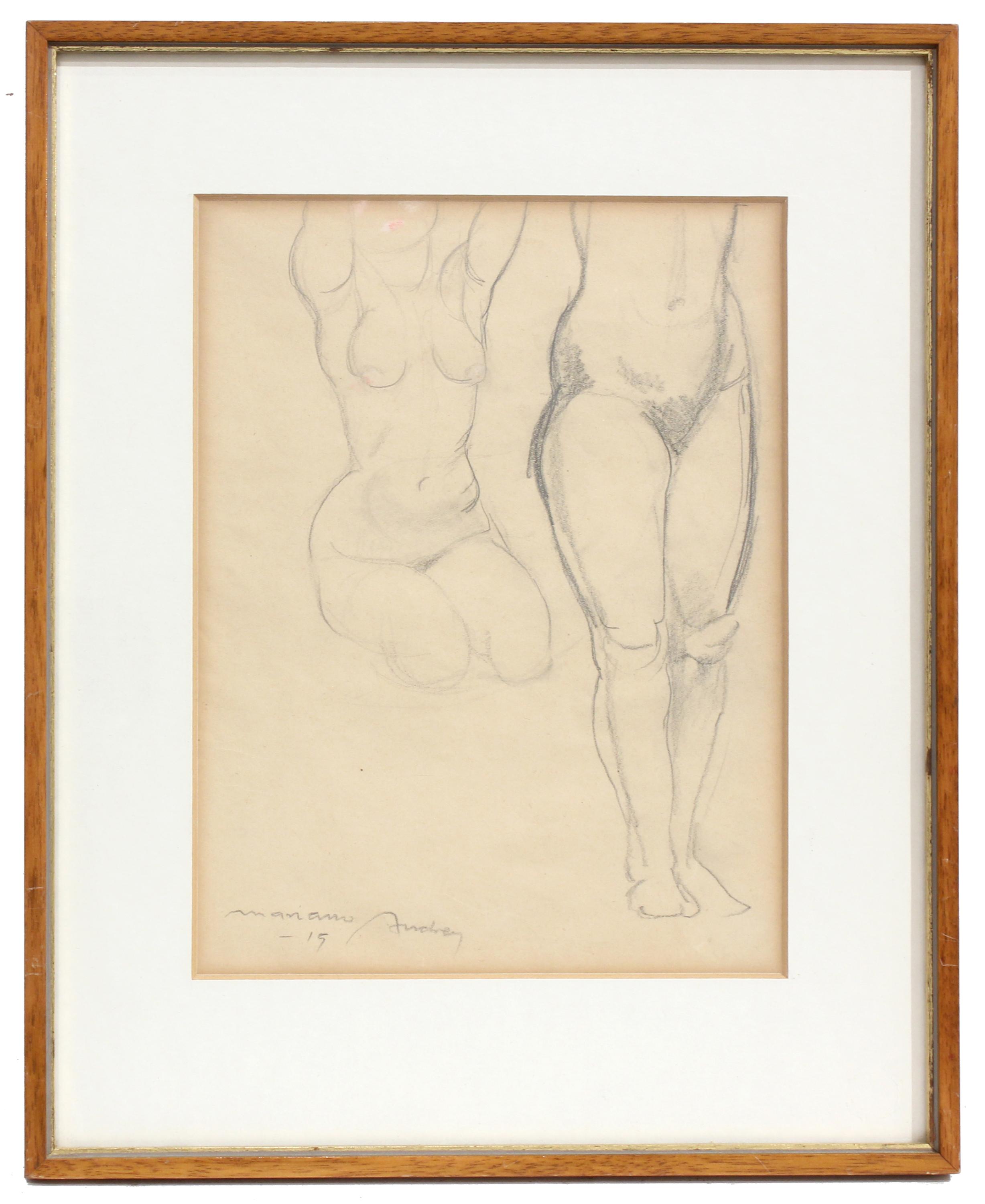 MARIÀ ANDREU (1888 - 1976). "NUDES" 1915.