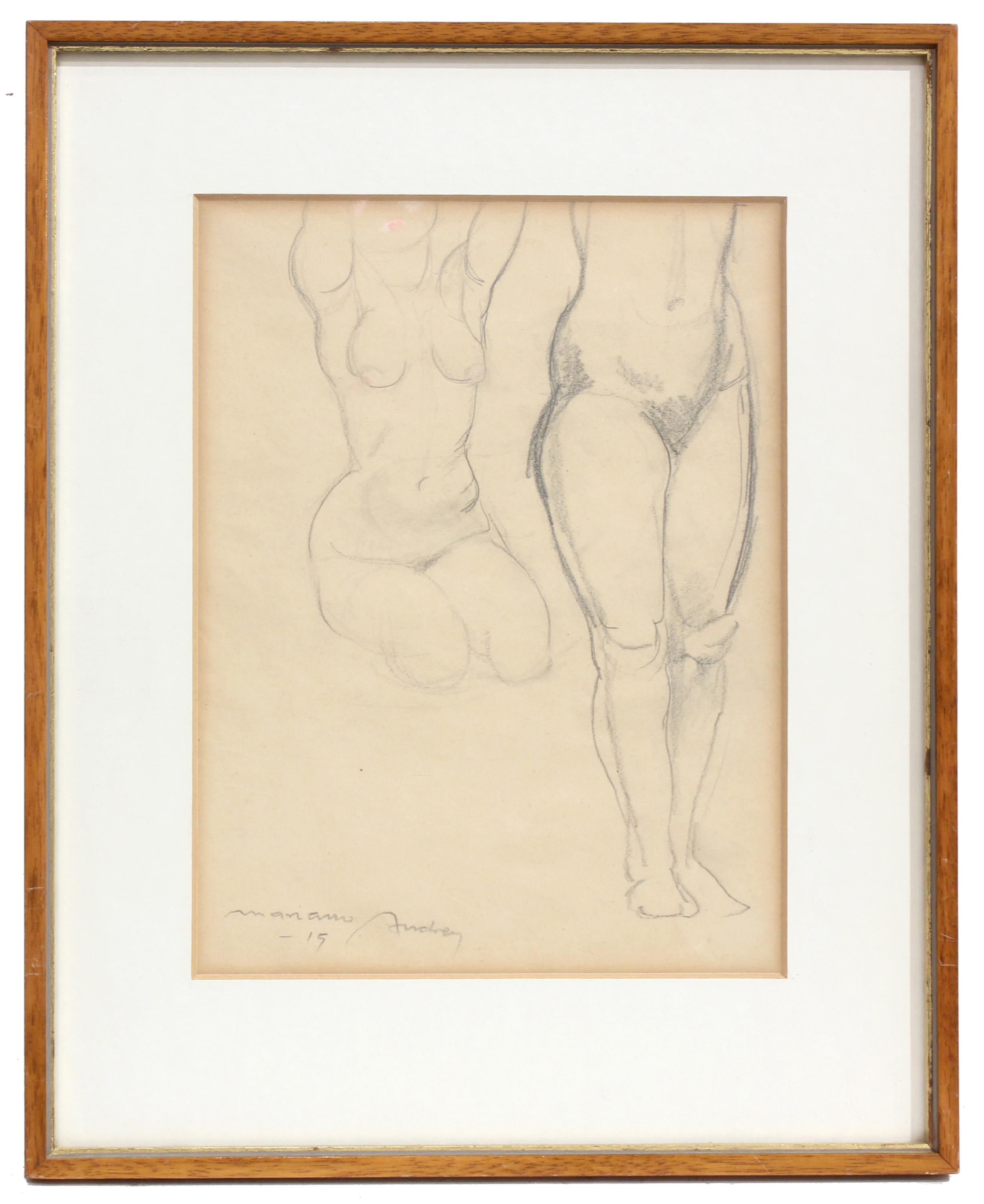 MARIÀ ANDREU (1888 - 1976). "DESNUDOS", 1915.