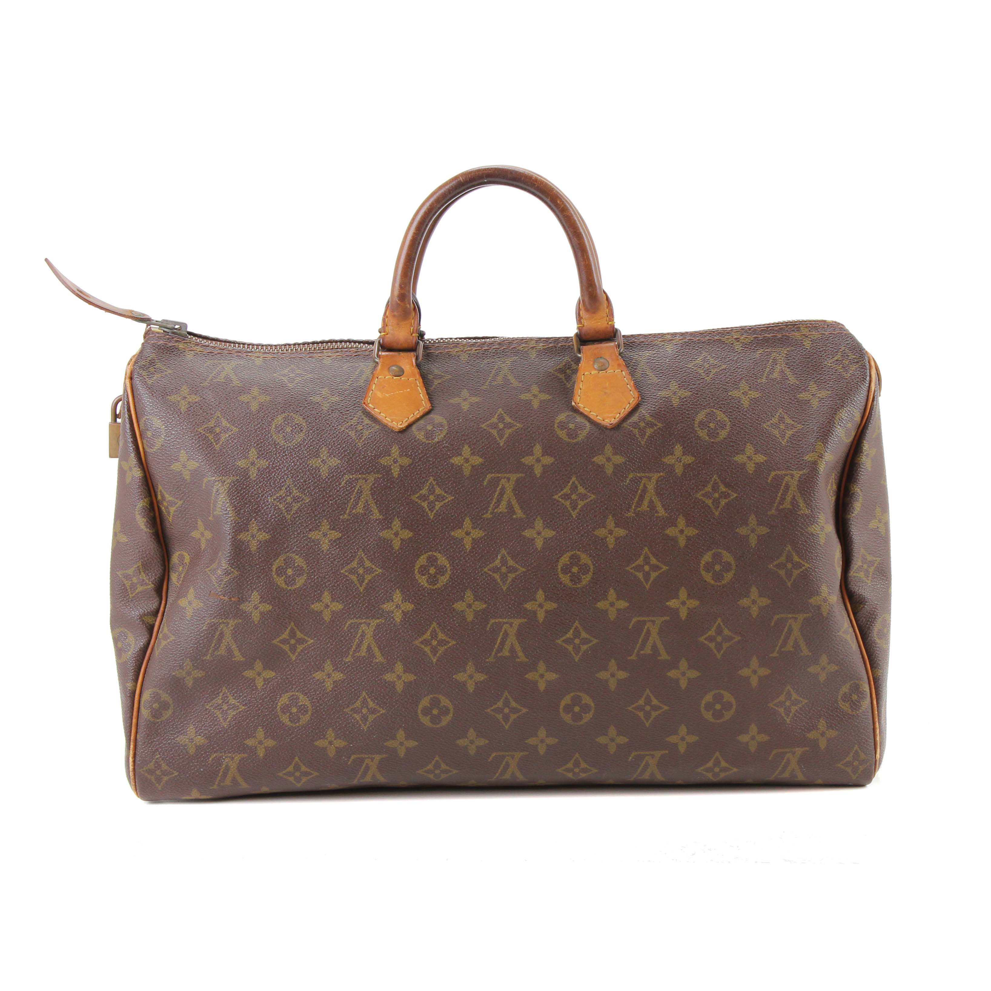 LOUIS VUITTON. BOLSO "SPEEDY", CIRCA 1960.