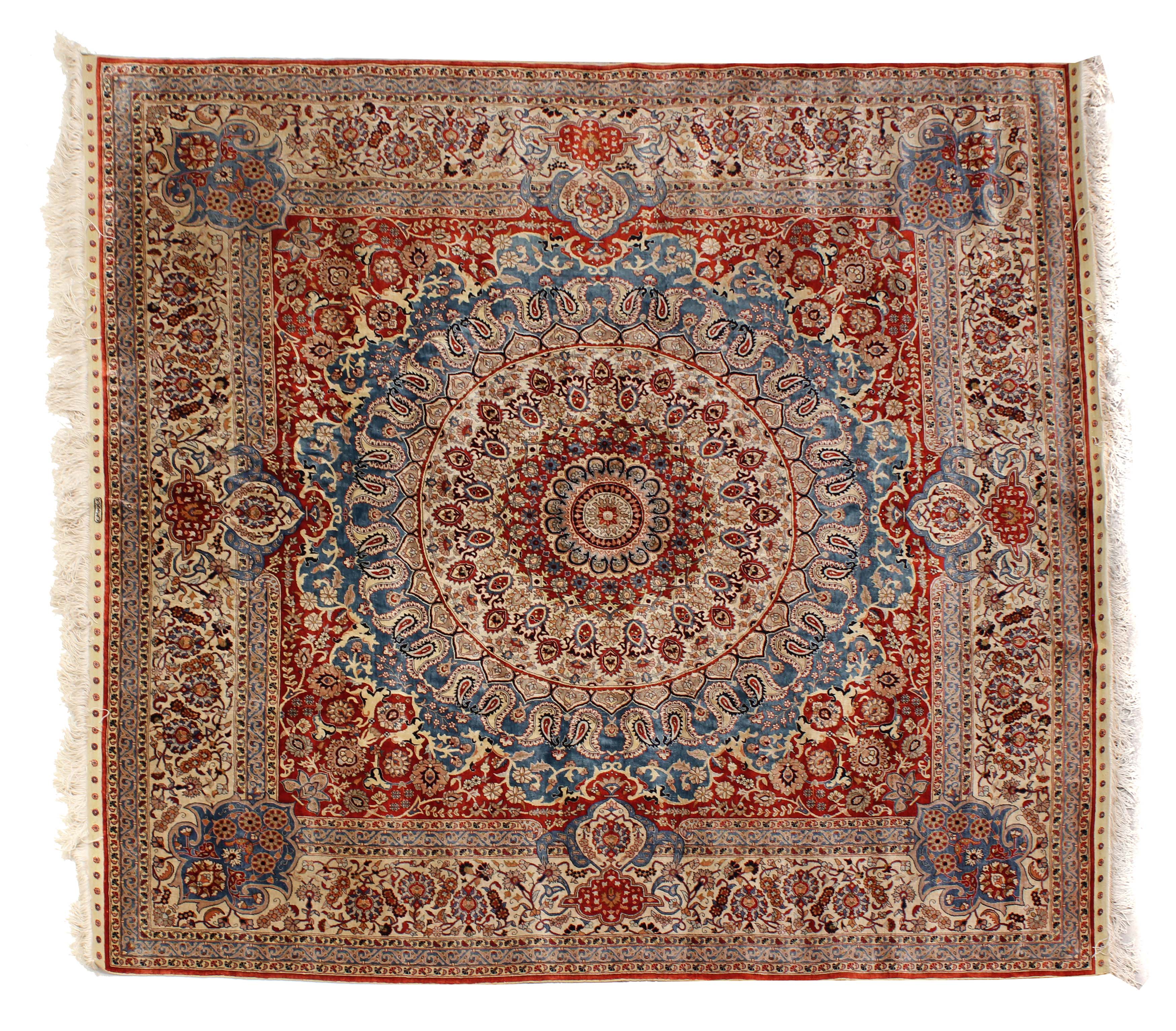 LARGE PERSIAN, TABRIZ  CARPET,  C20th.