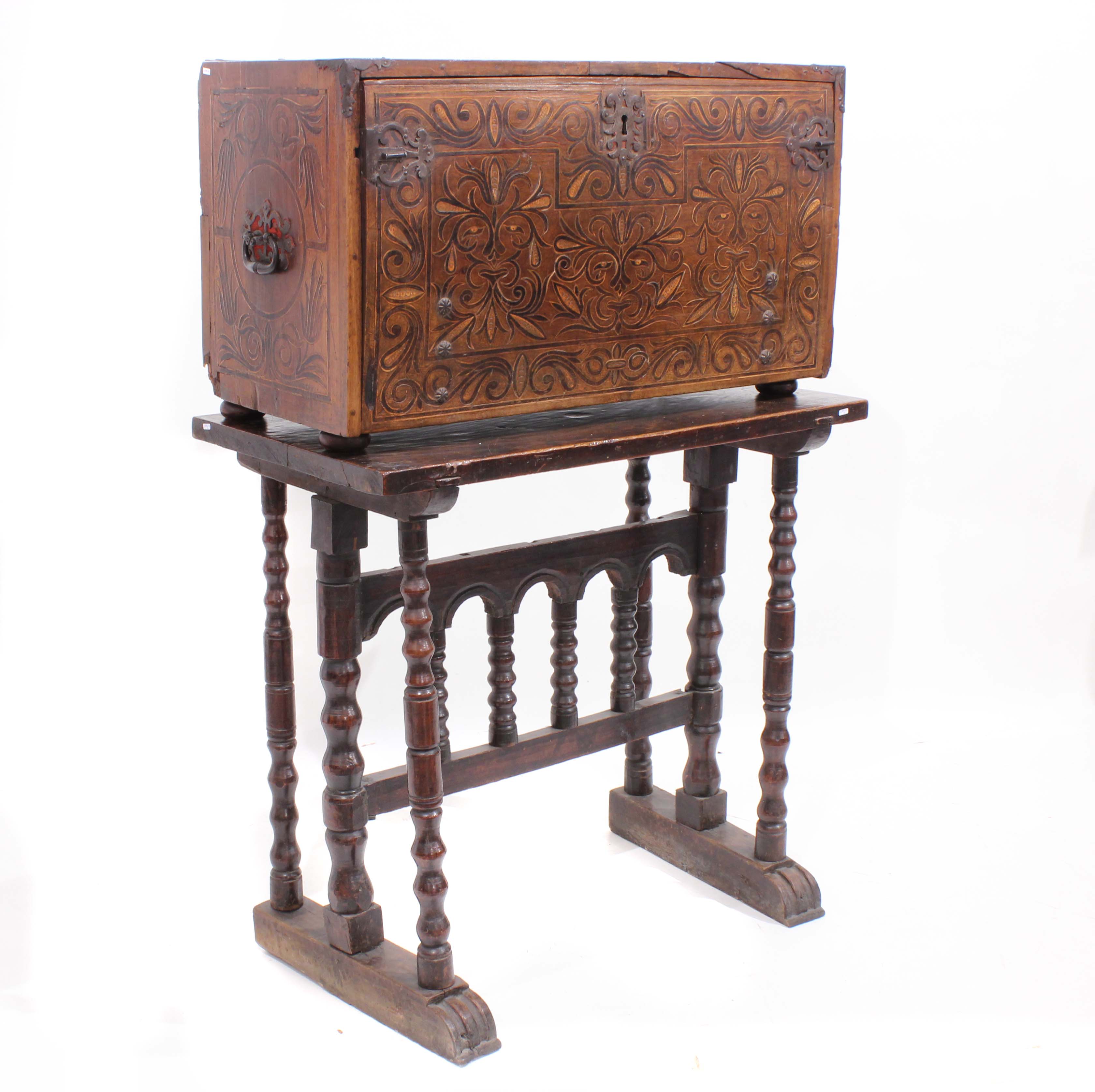 ARAGONESE WRITING DESK, END C16th-EARLY Cc17th.