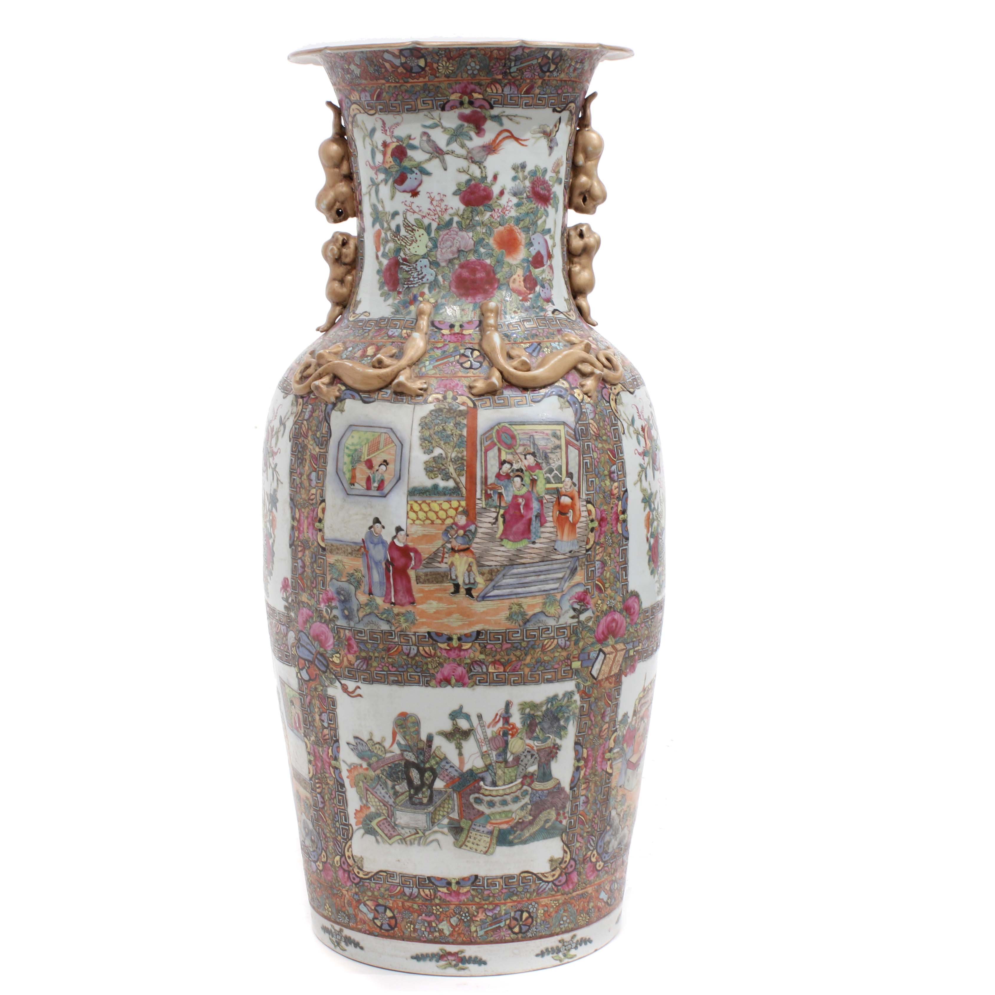 LARGE CHINESE VASE, MID C20th.