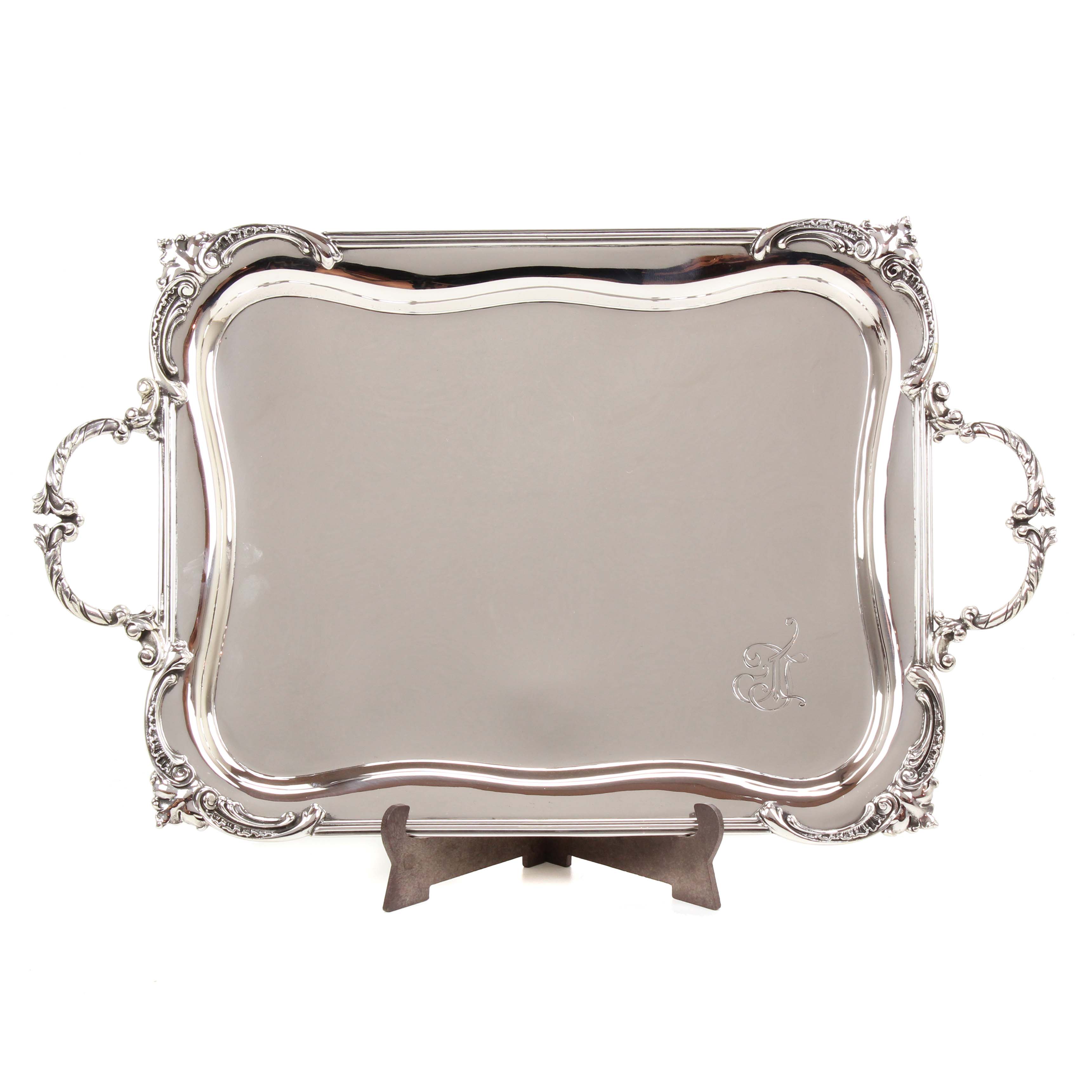 IMPERIAL RUSSIAN SILVER TRAY, 1878