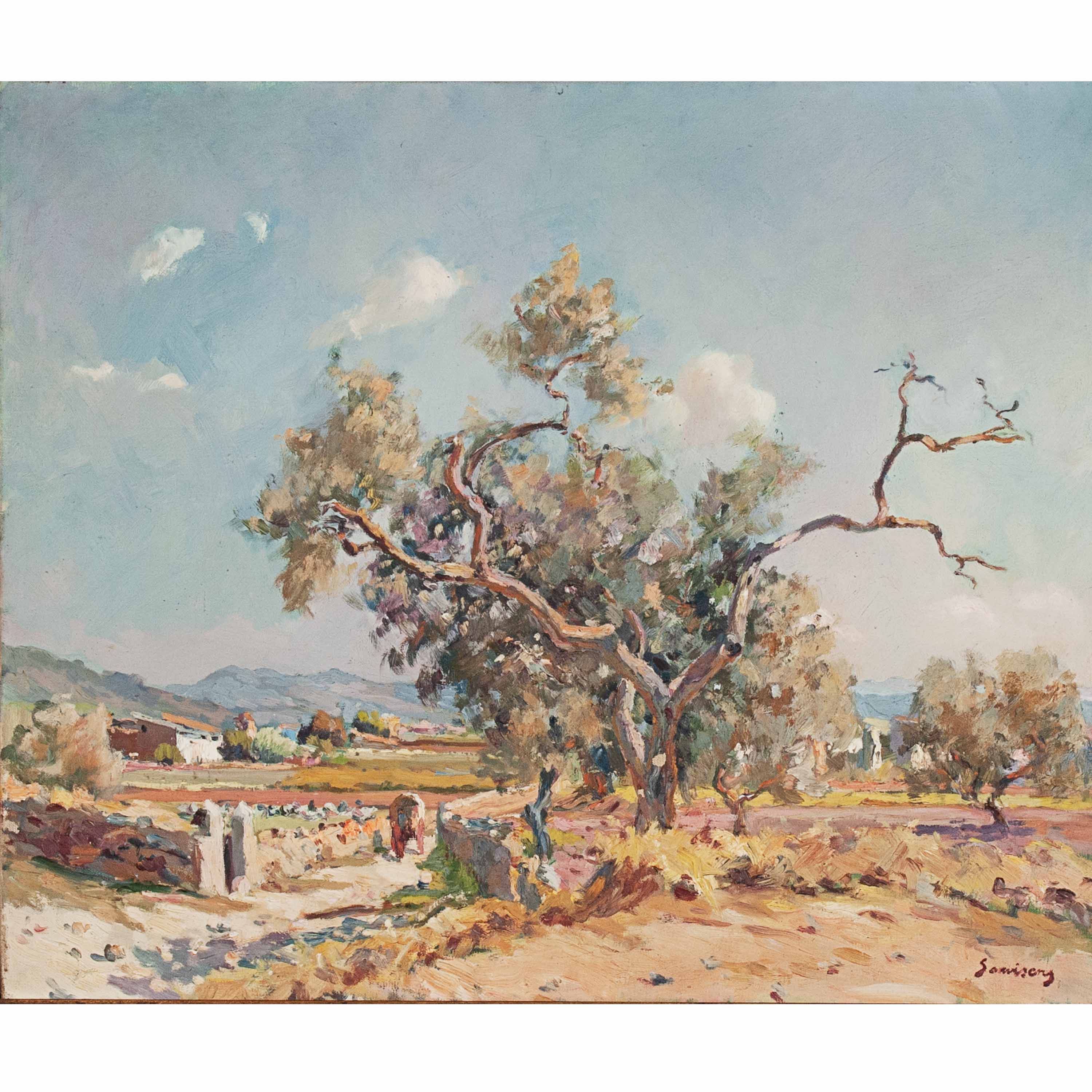 RAMÓN SANVICENS MARFULL (1917-1987). "LANDSCAPE".