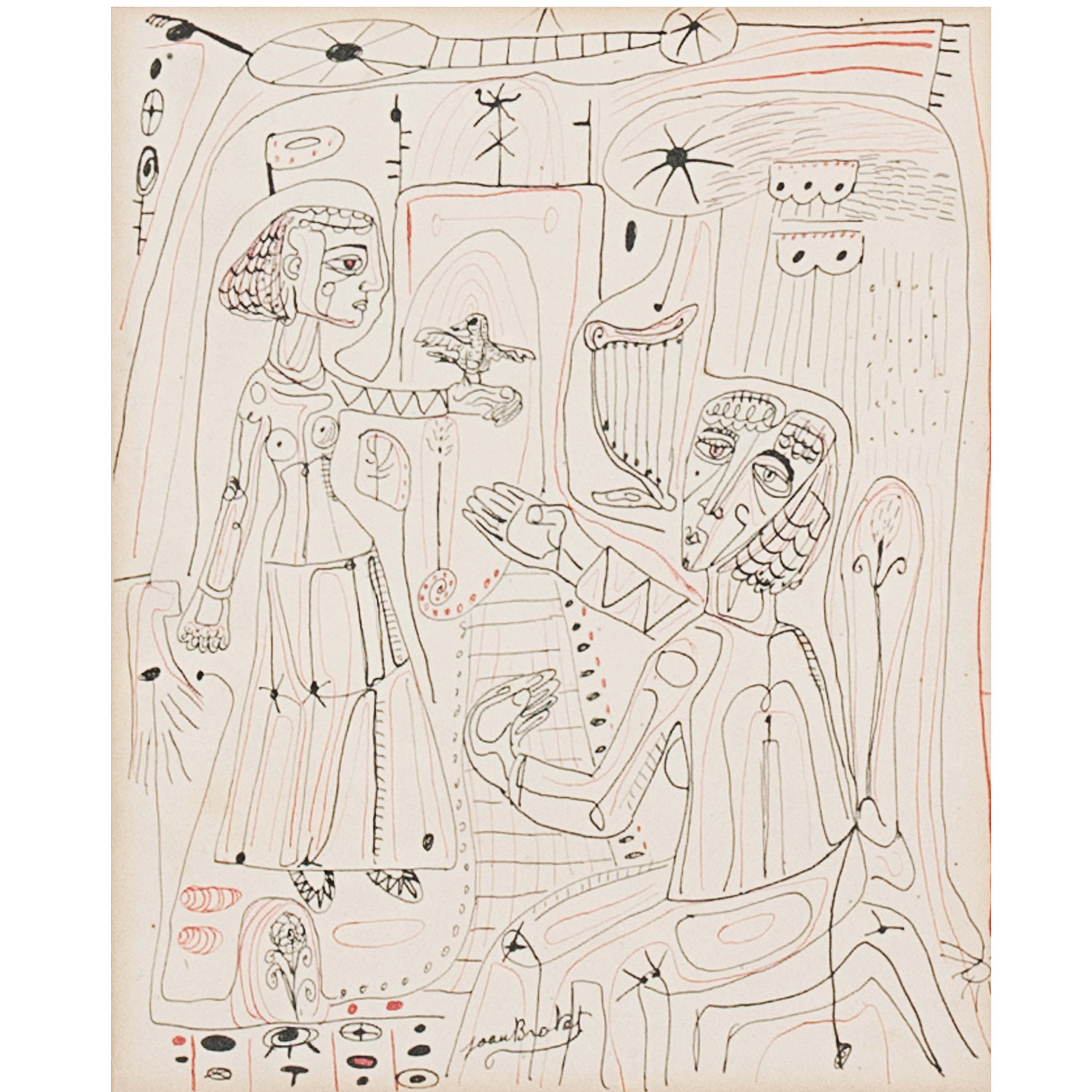 JOAN BROTAT VILANOVA (1920-1990). "COUPLE".
