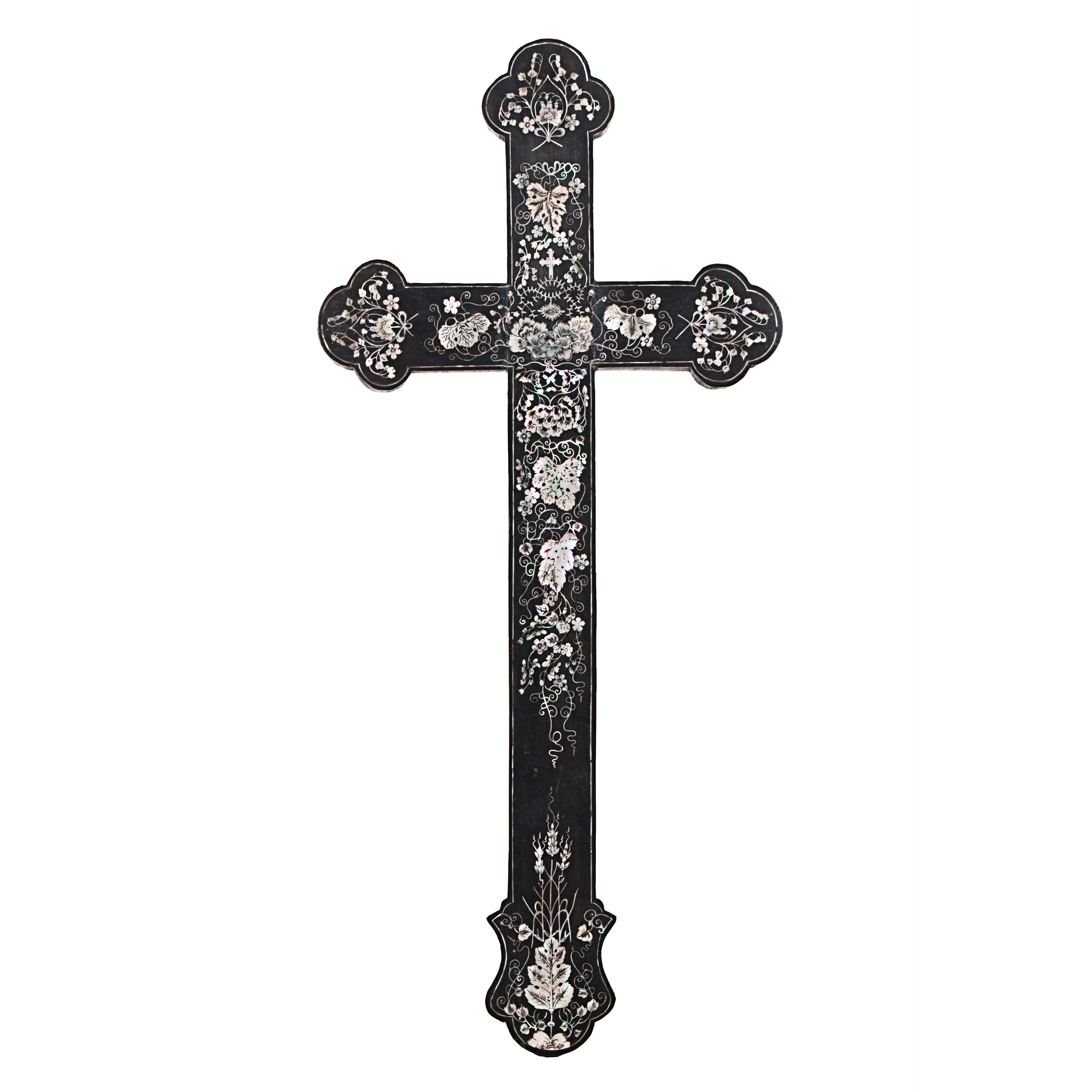 CHINESE MACAO CROSS, C19th.