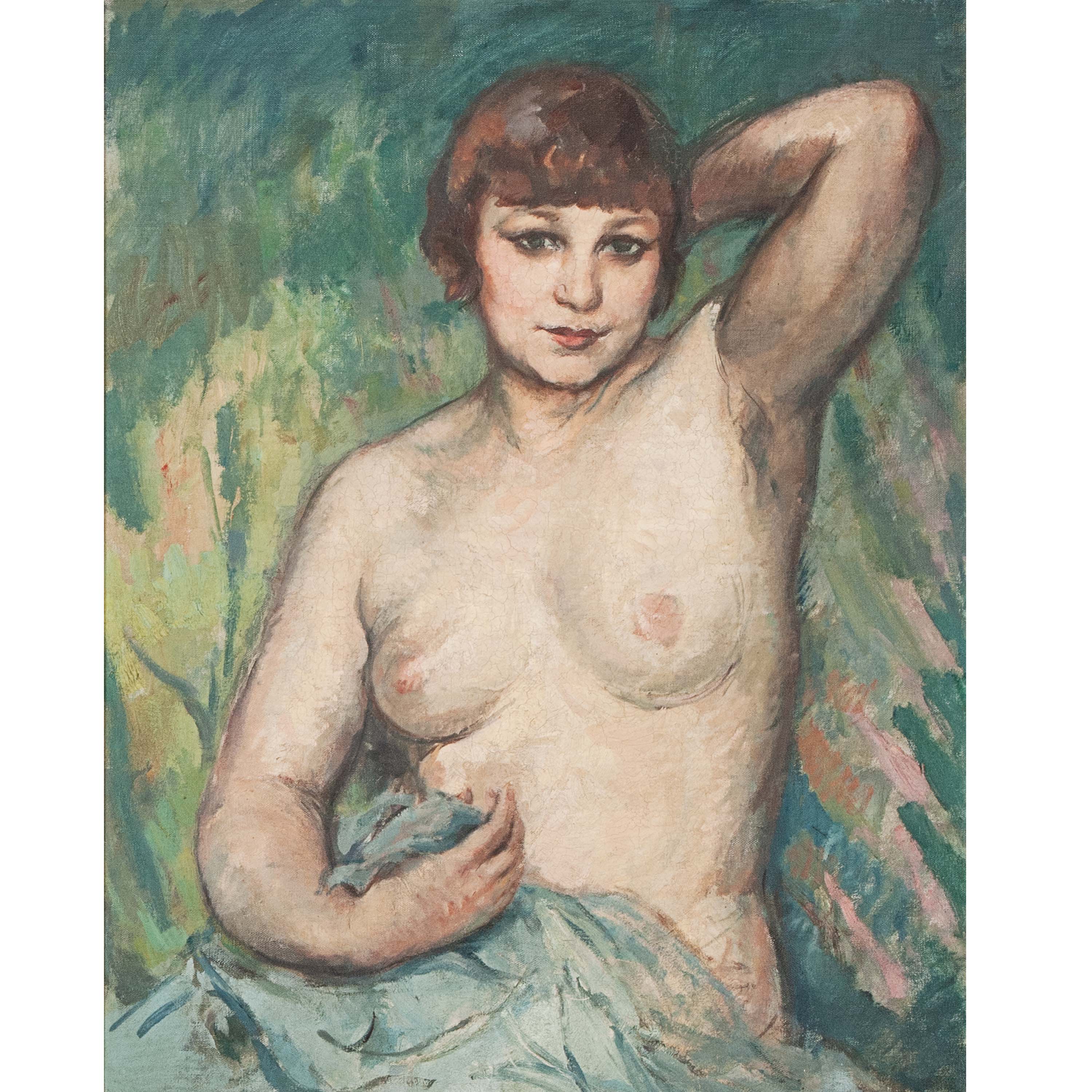 RICARD CANALS Y LLAMBÍ (1876-1931). "DESNUDO FEMENINO", 192