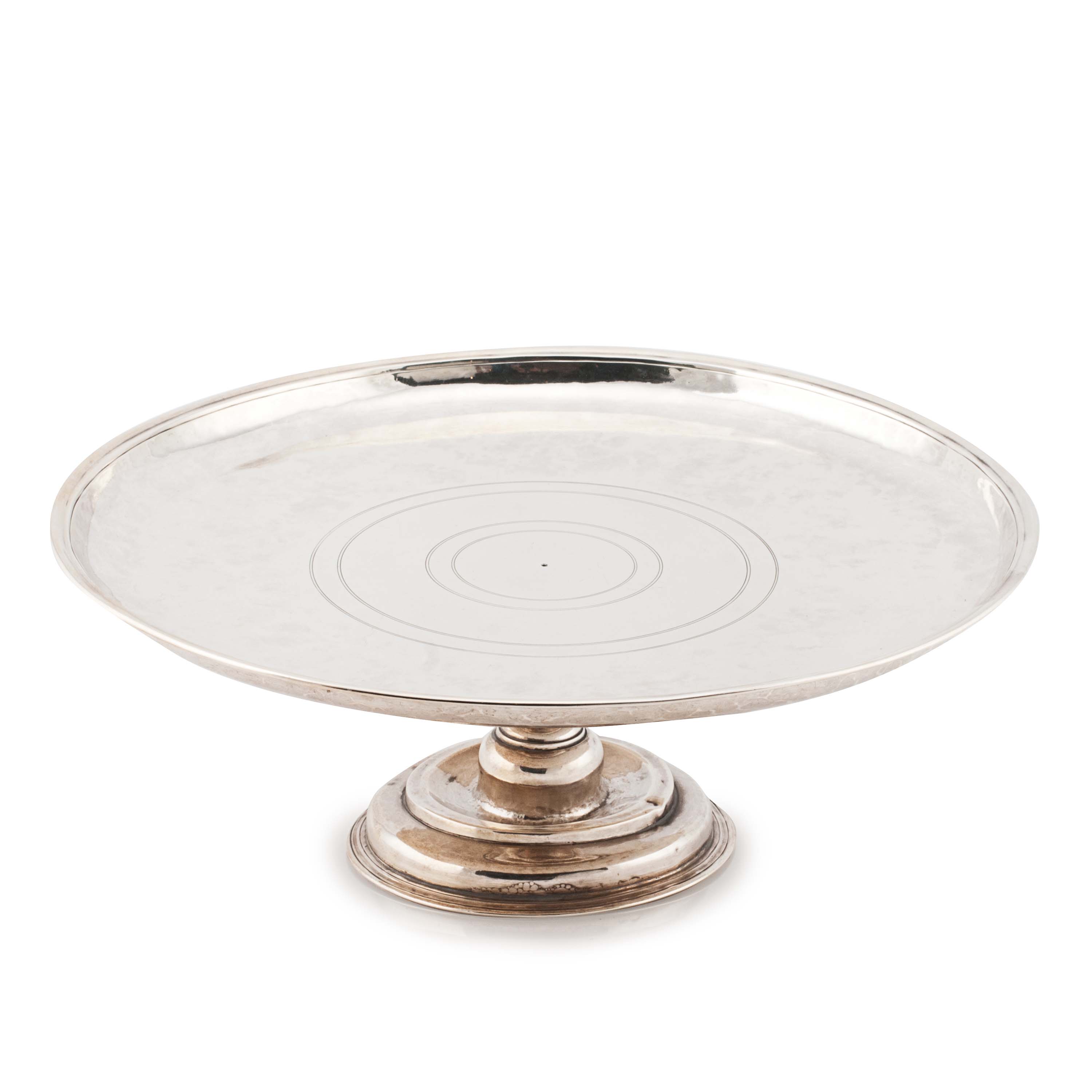 SPANISH SILVER SALVER, 1729.