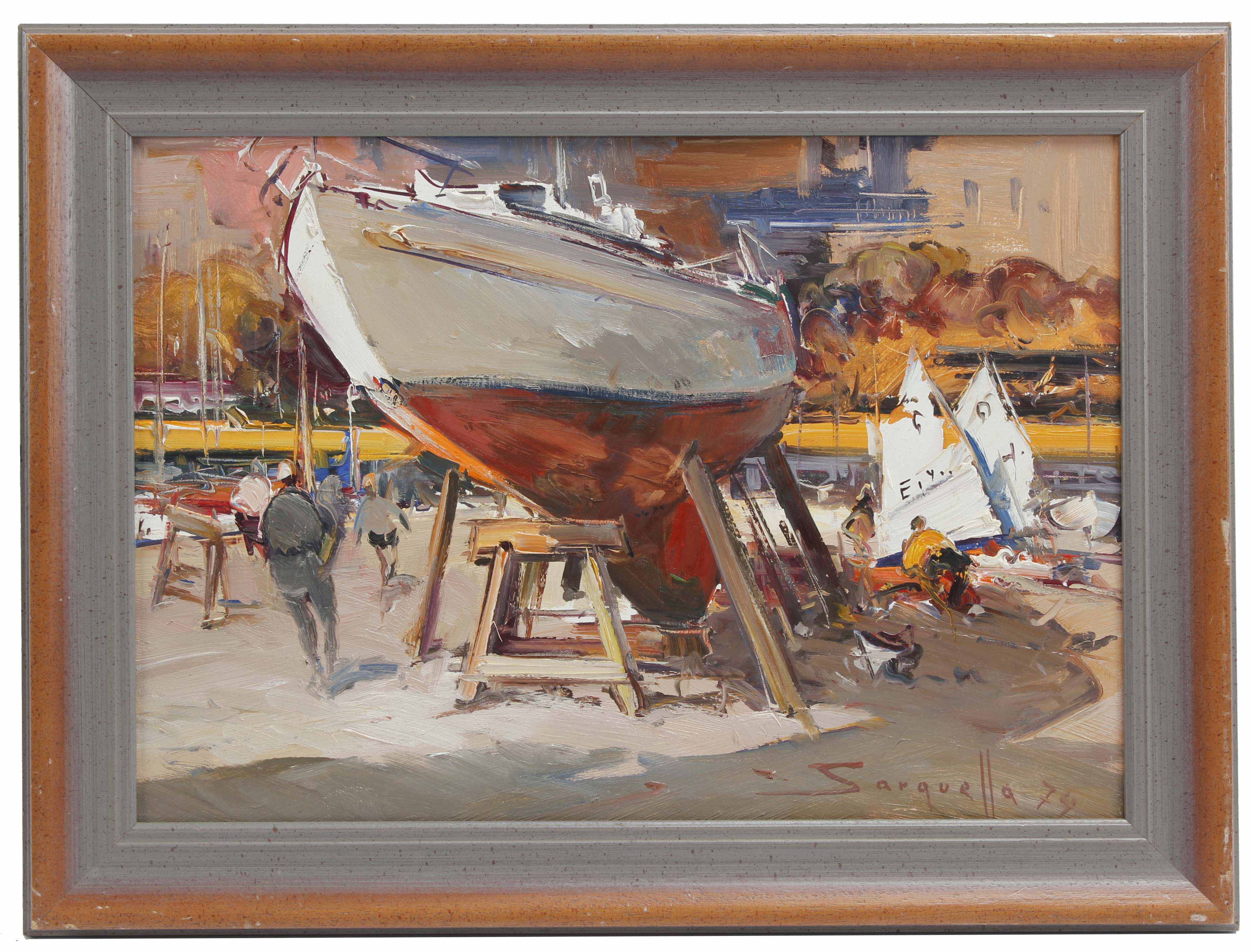JOSEP SARQUELLA (1928-2000). "SHIP", 1975.