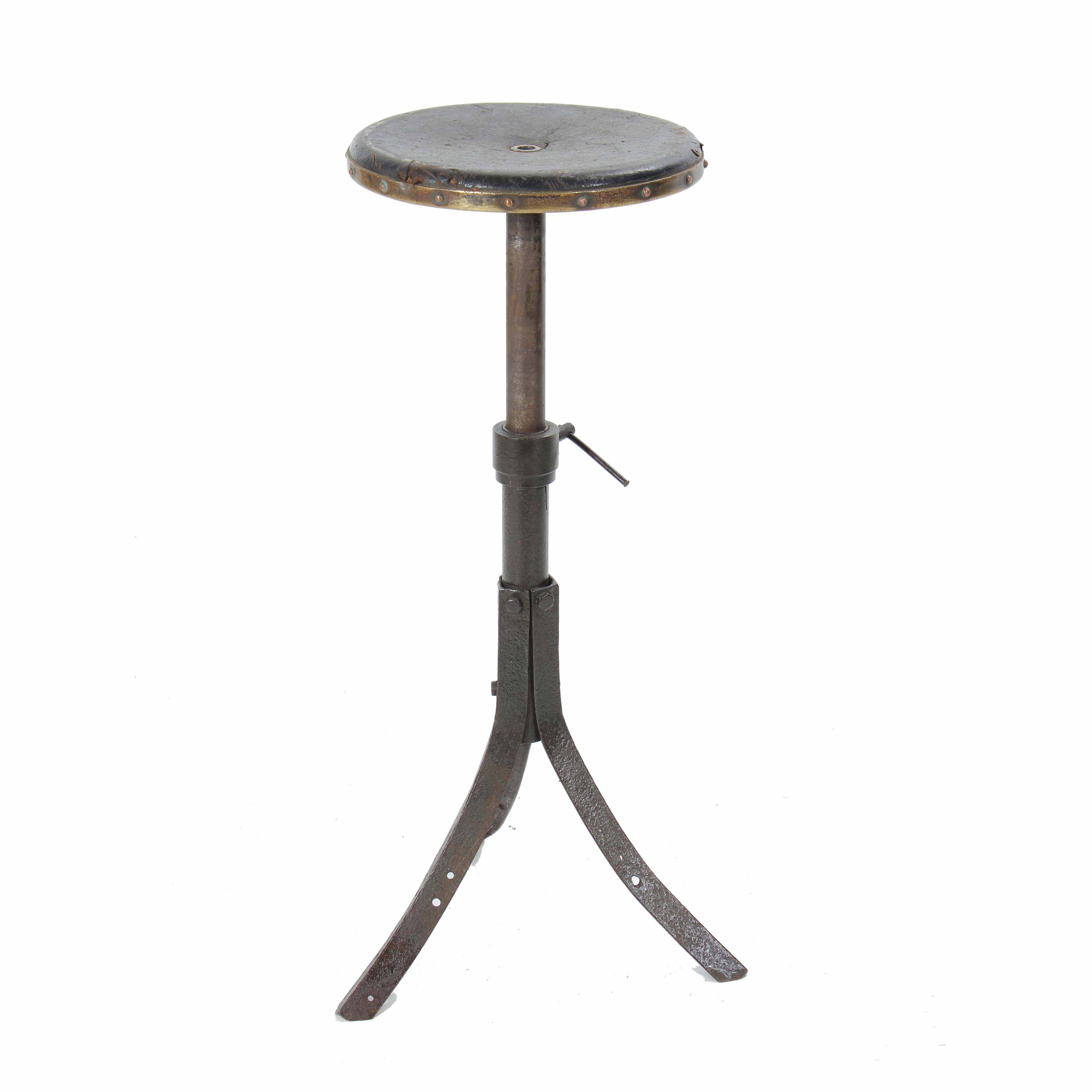 INDUSTRIAL STOOL, CIRCA 1920-1930.