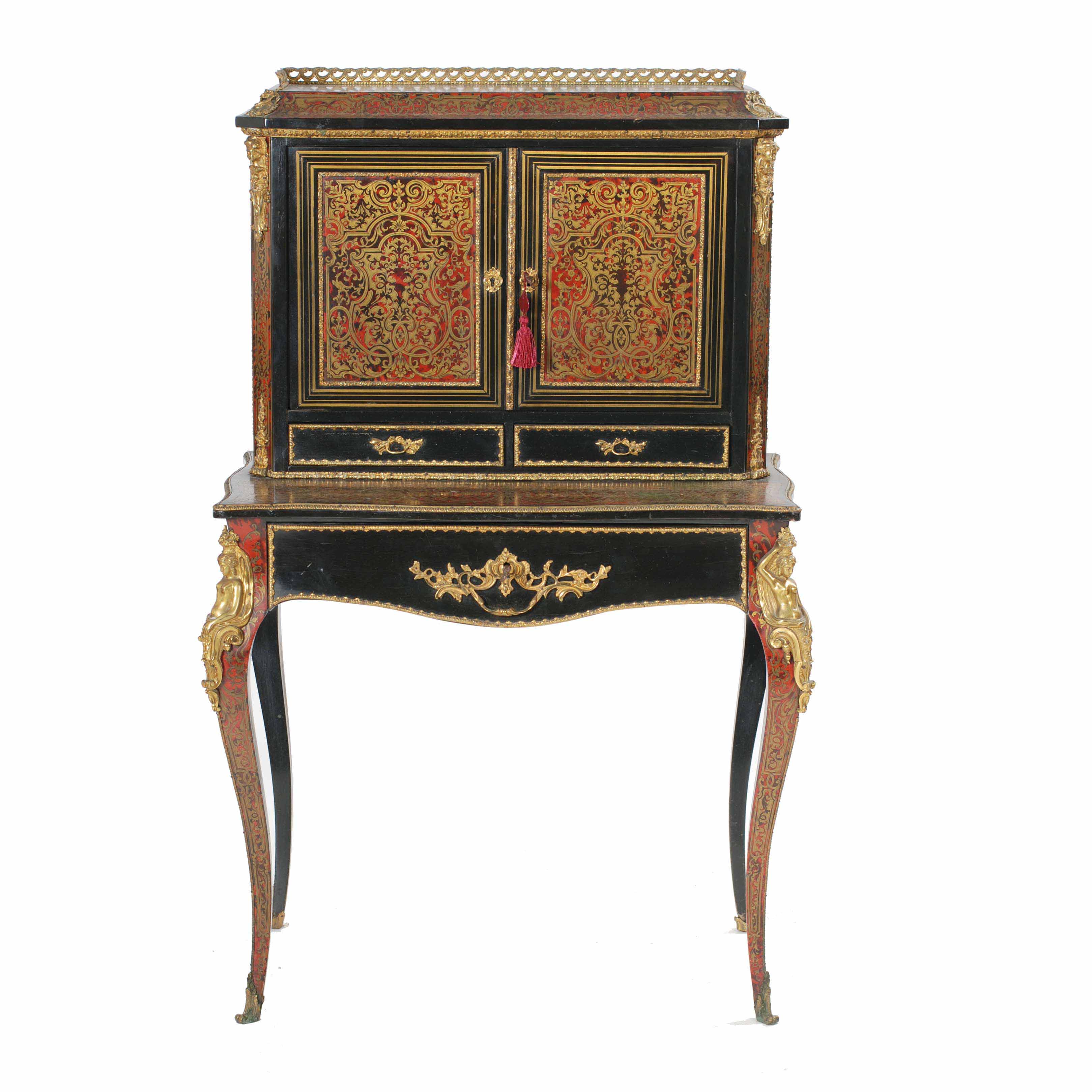 "BONHEUR-DU-JOUR", ESCRITORIO FRANCÉS NAPOLEÓN III, MED. SI