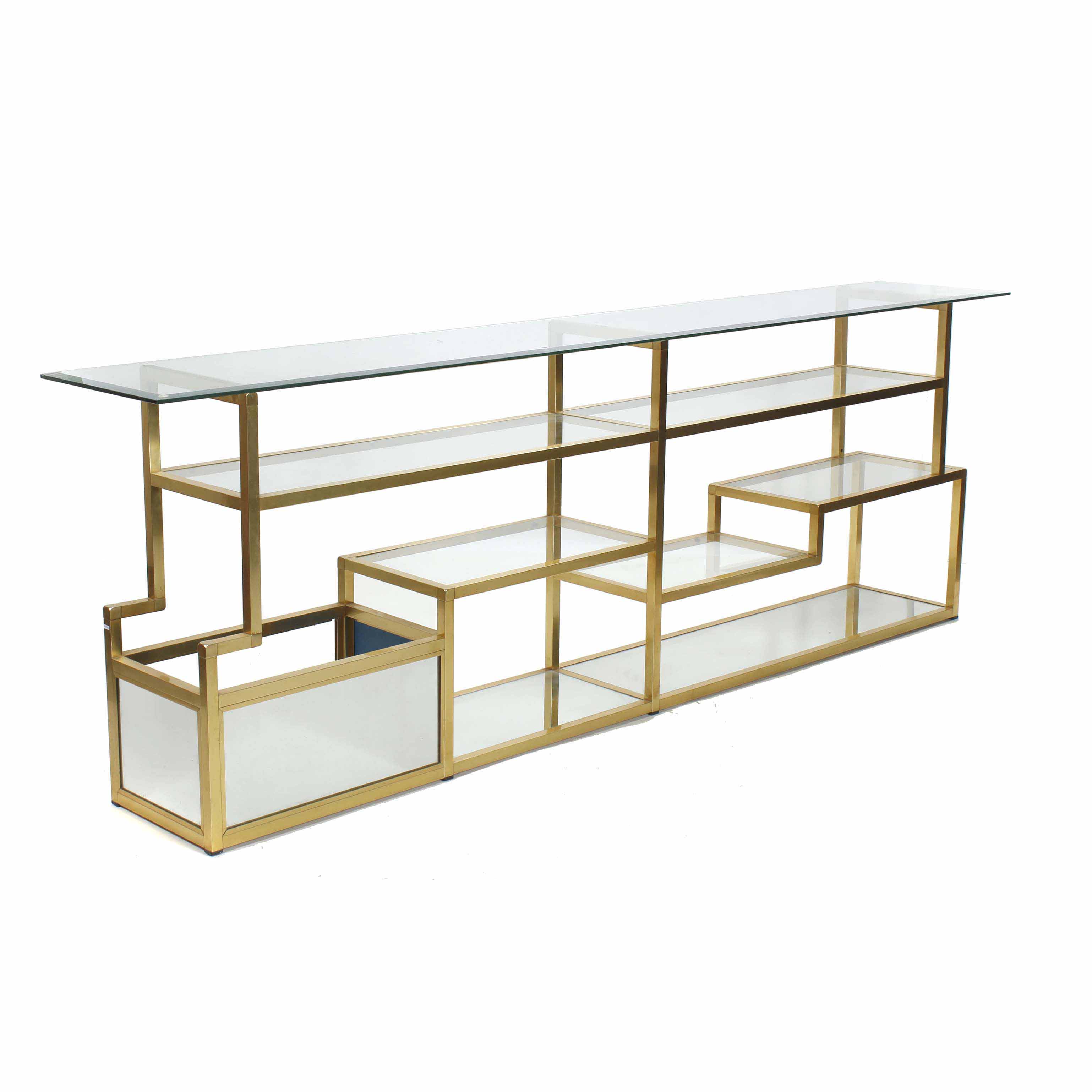 ITALIAN CONSOLE-SHELF, CIRCA 1970.