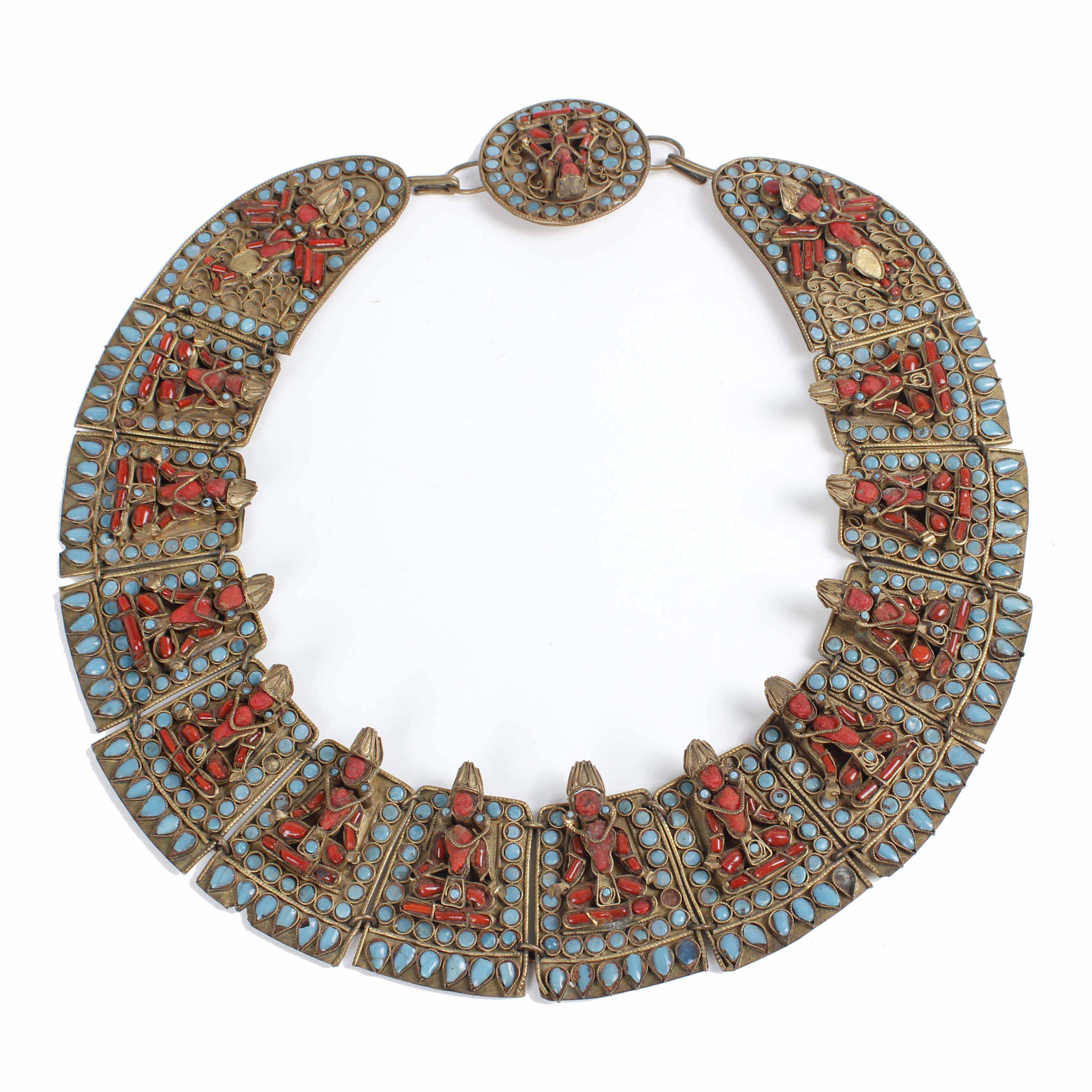 NEPALESE NECKLACE, 20TH CENTURY. 