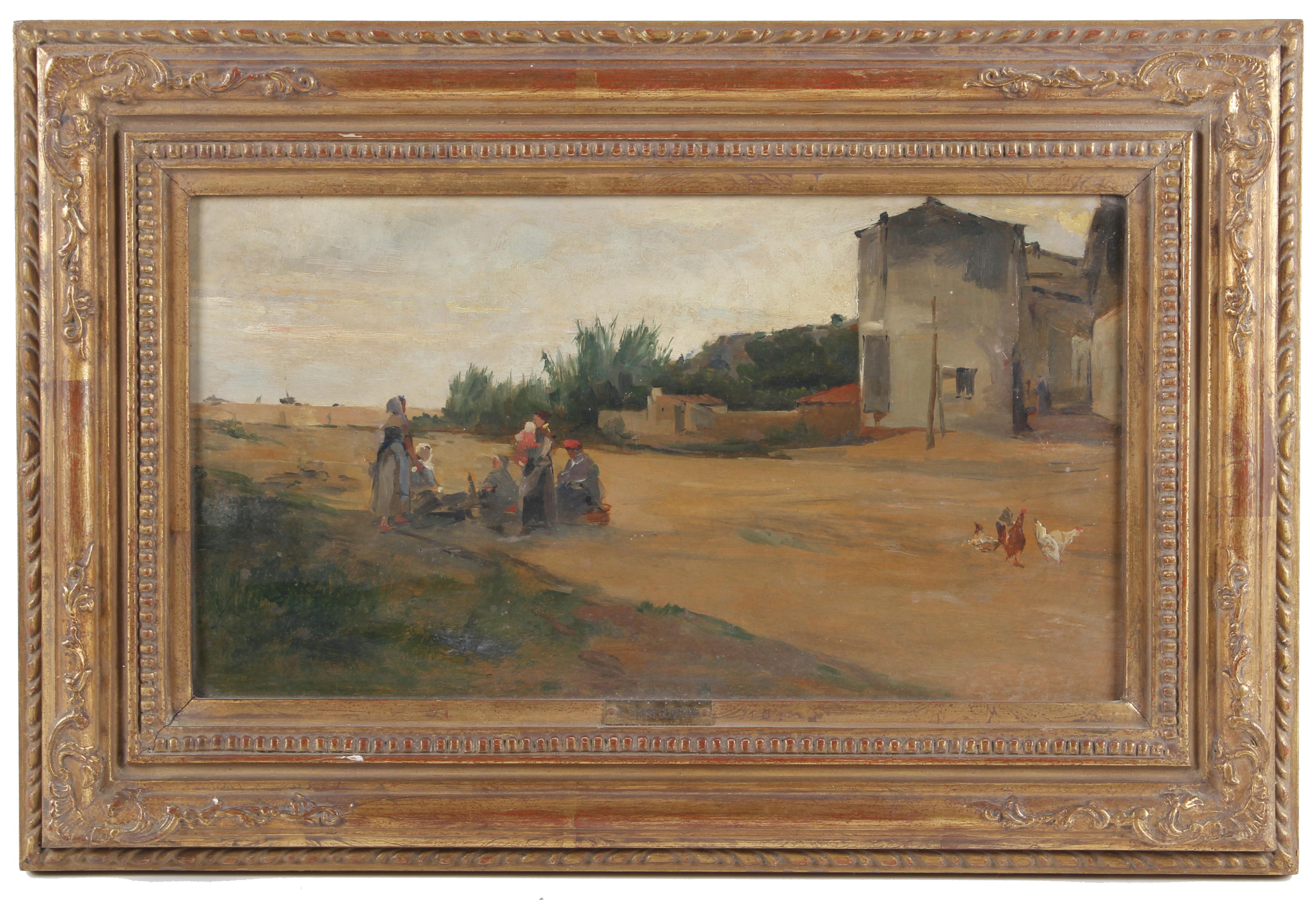 FRANCESC TORRESCASSANA (1845-1918). "VISTA RURAL".