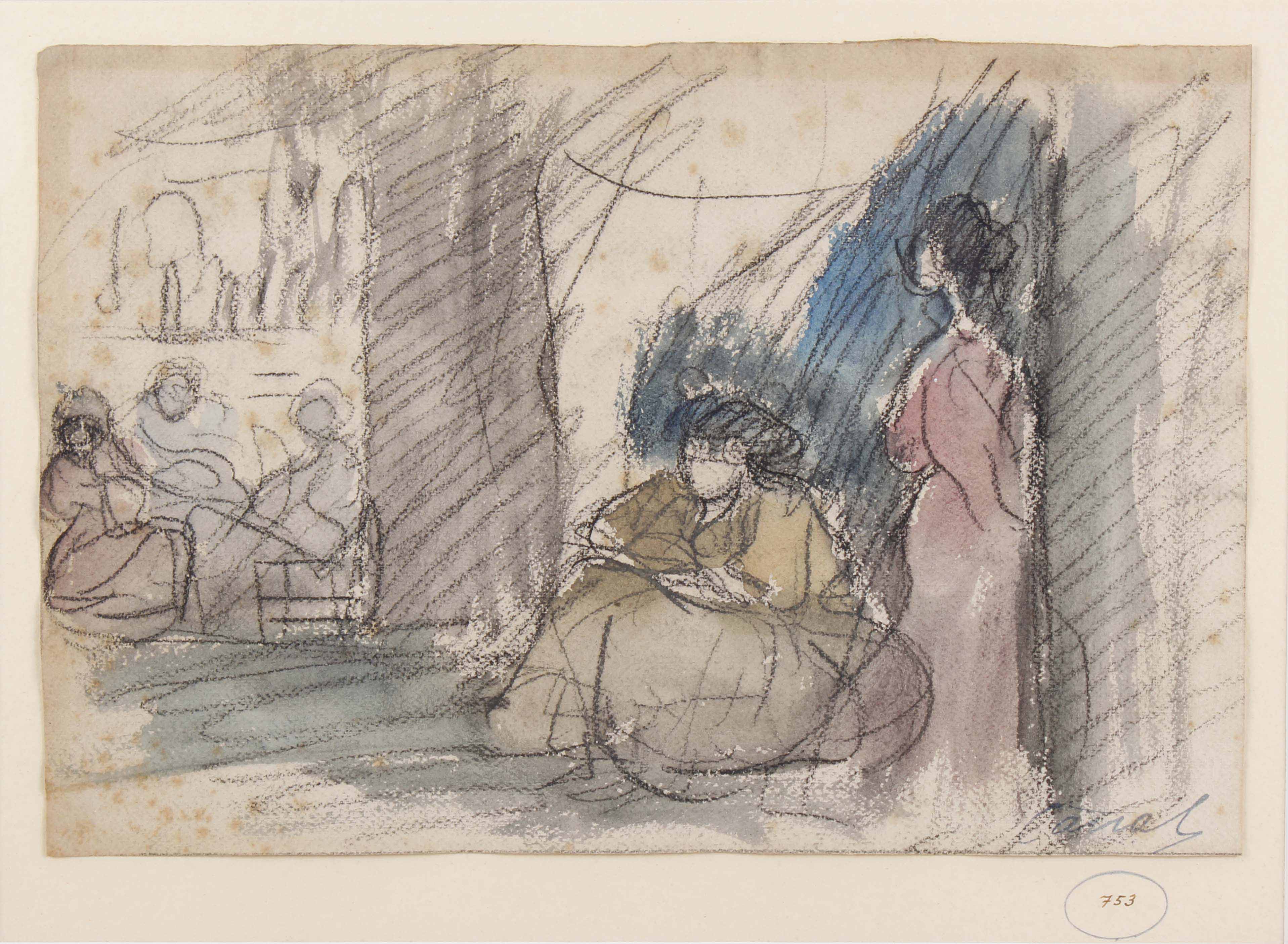 RICARD CANALS Y LLAMBÍ (1876-1931). "GITANAS".