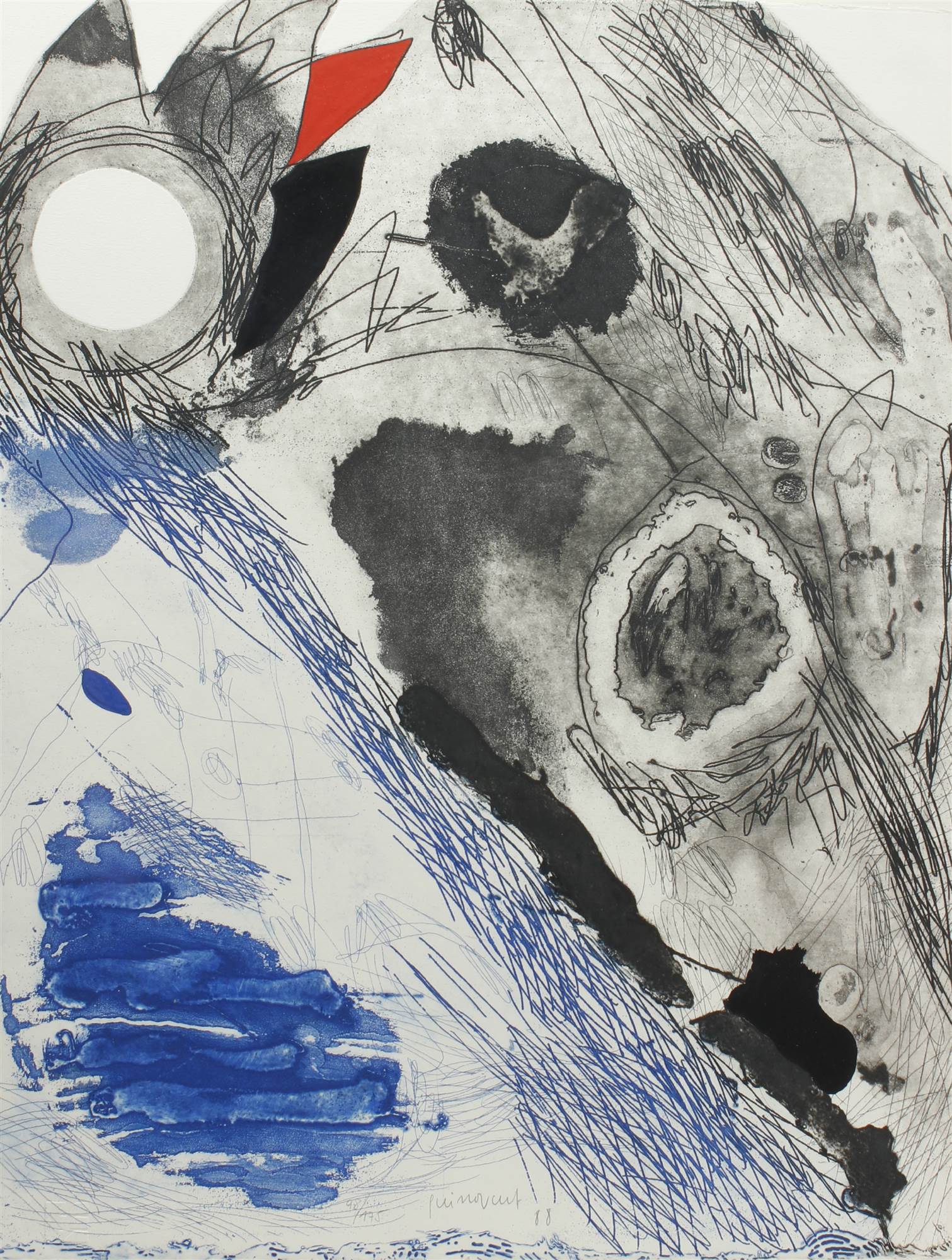 JOSEP GUINOVART (1927-2007). "UNTITLED", 1988.