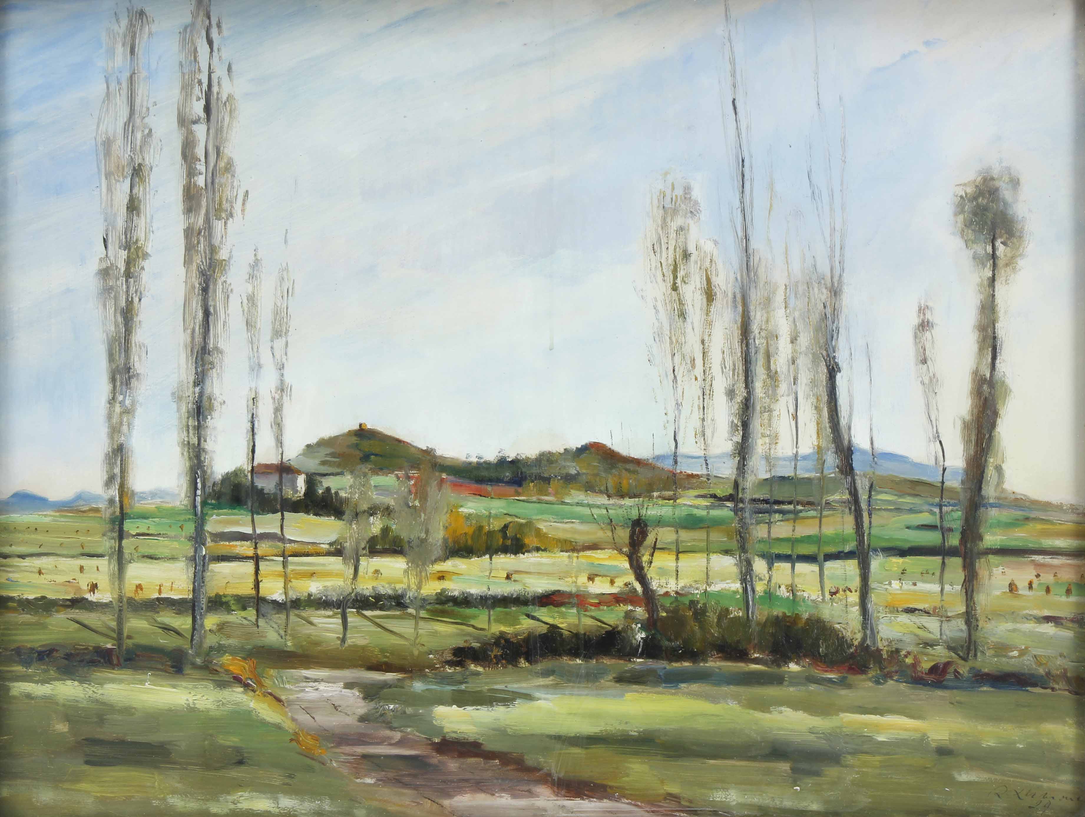 RAFAEL LLIMONA BENET (1896-1957). "PAISAJE", 1929.