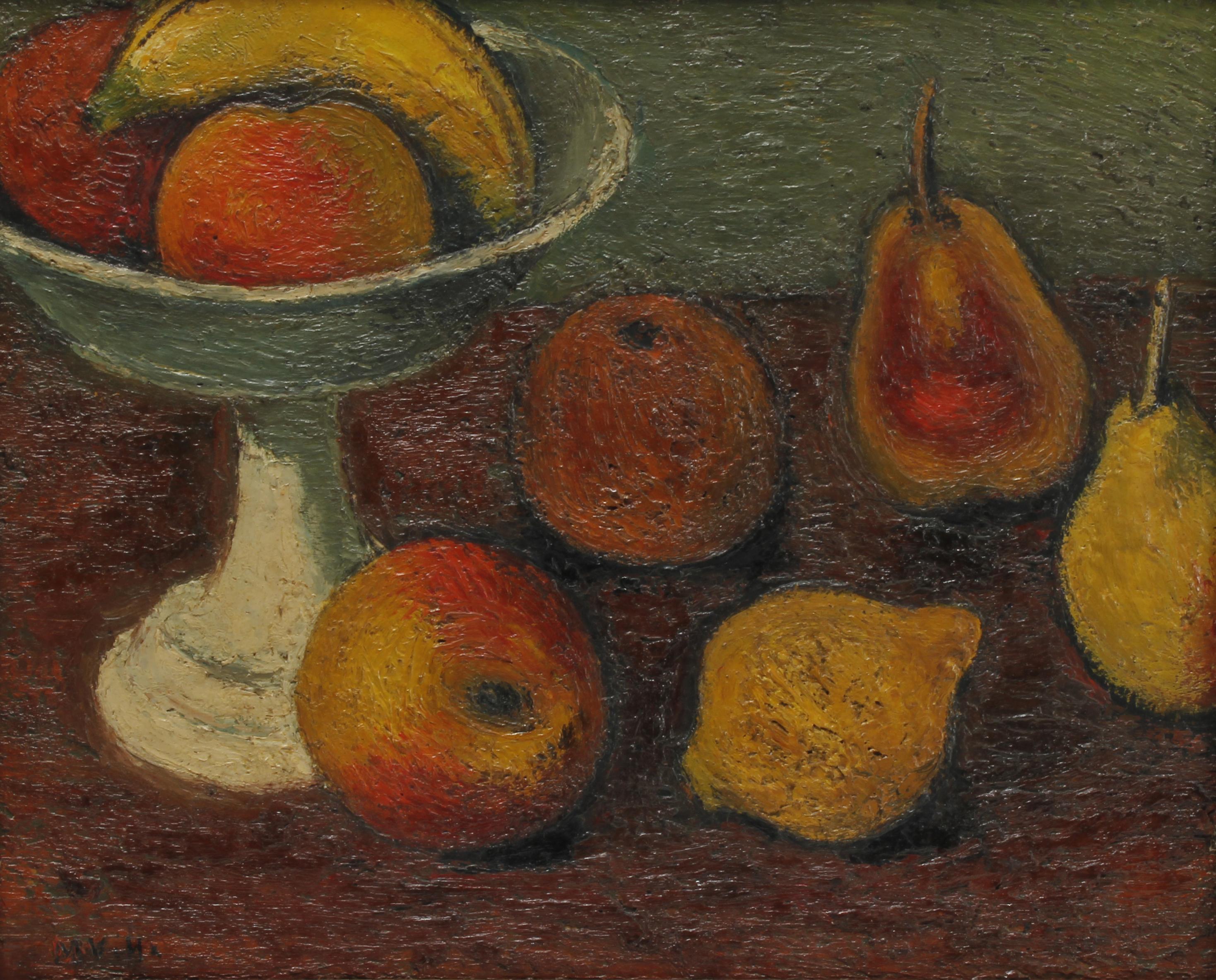 MIQUEL VILLÀ BASSOLS (1901-1988). "BODEGÓN DE FRUTA". 