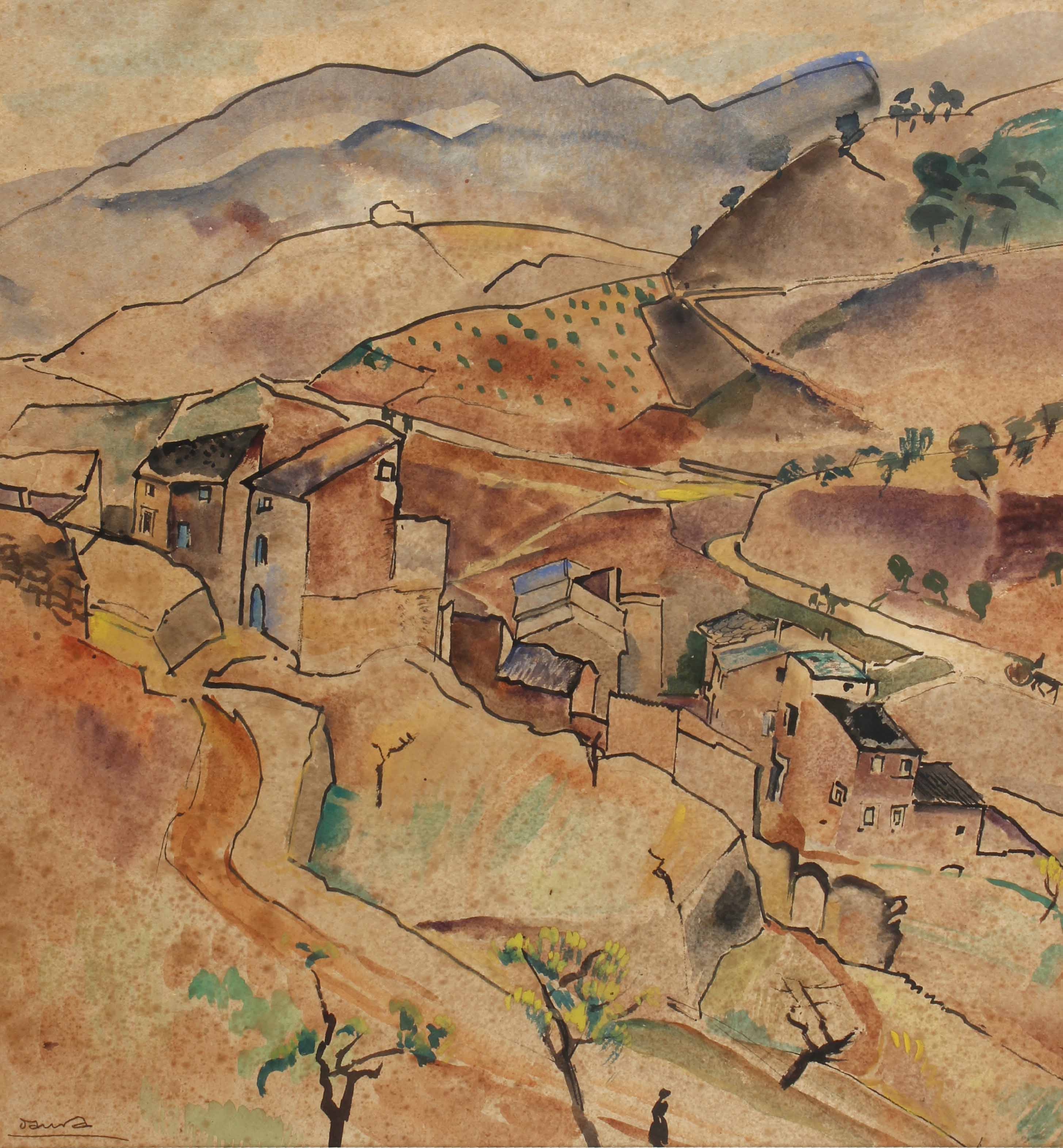 PERE / PIERRE DAURA (1896-1976). "PAISAJE". 