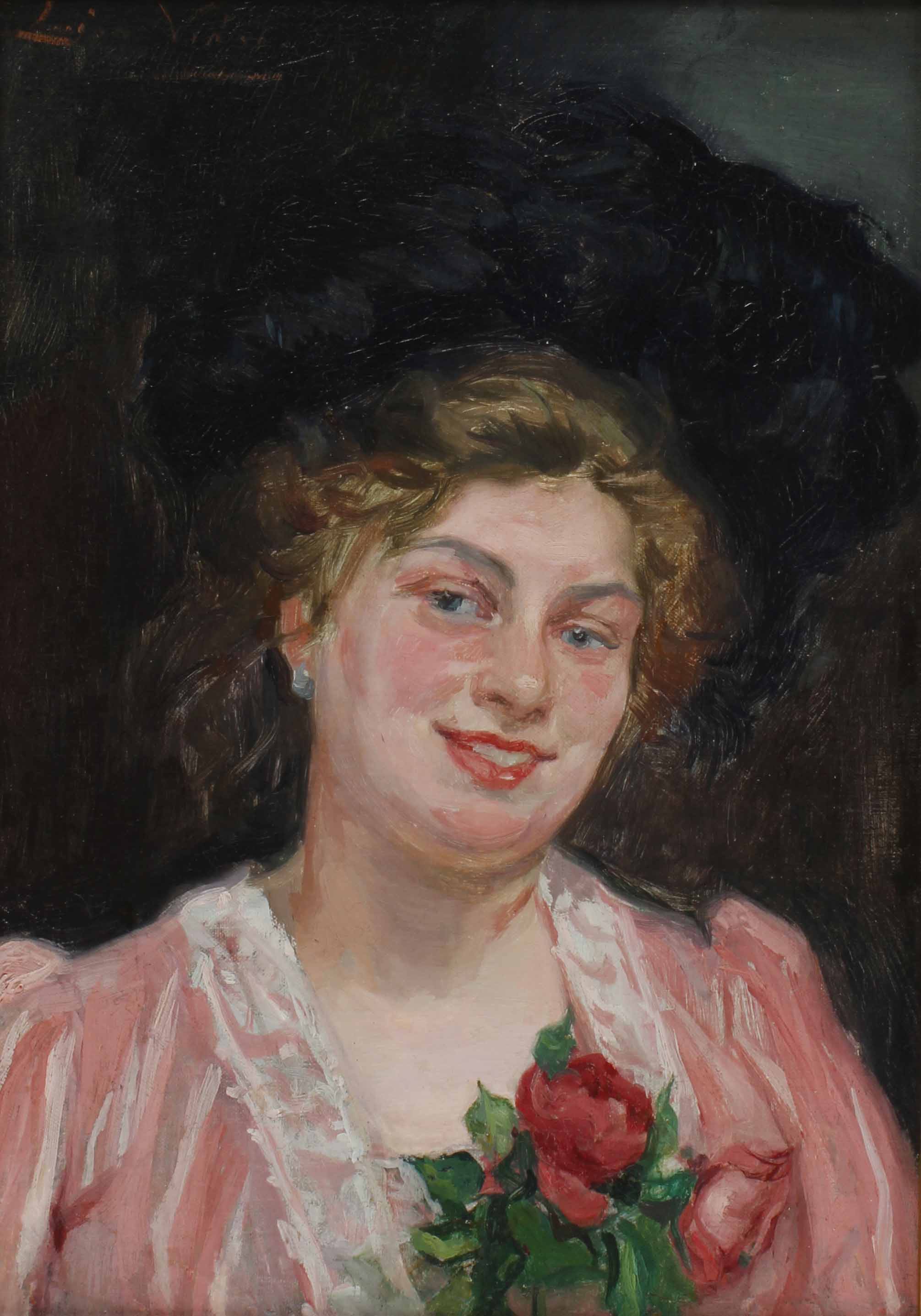 LLUÏSA VIDAL (1876-1918). "RETRATO PROBABLE DE UNA FAMILIAR