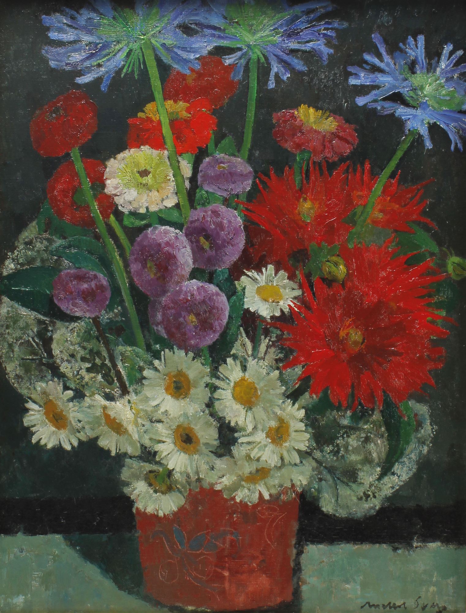 JOSEP MARIA MALLOL SUAZO (1910-1986). "FLORES".