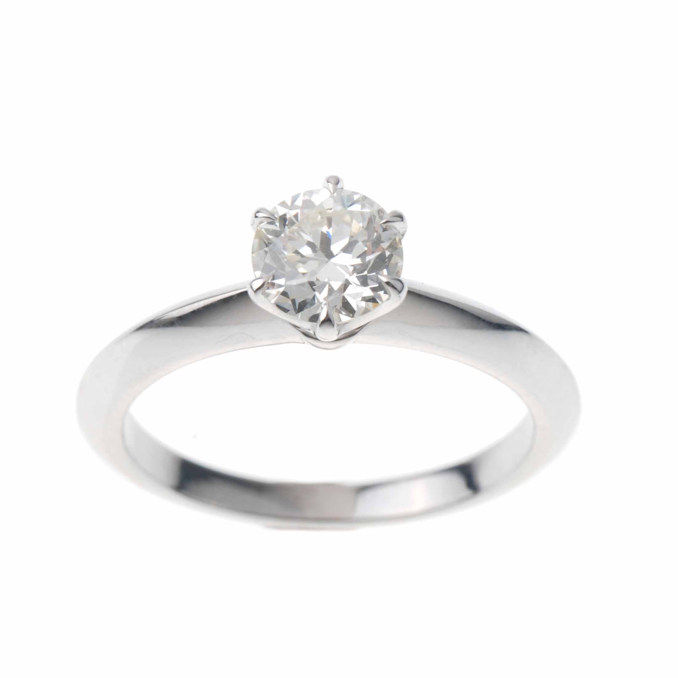 TIFFANY SOLITAIRE RING.