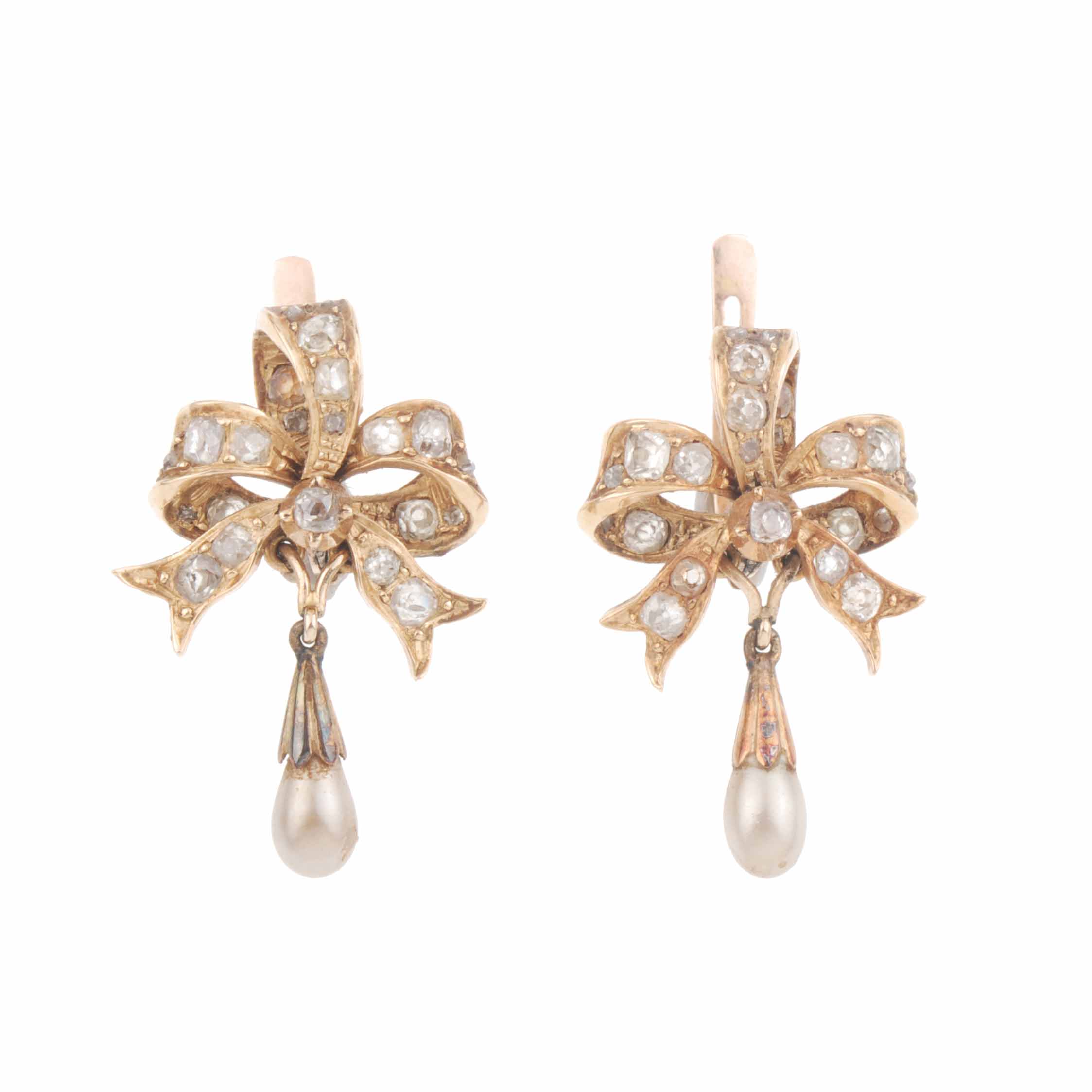 PENDIENTES FLOR BRILLANTES.