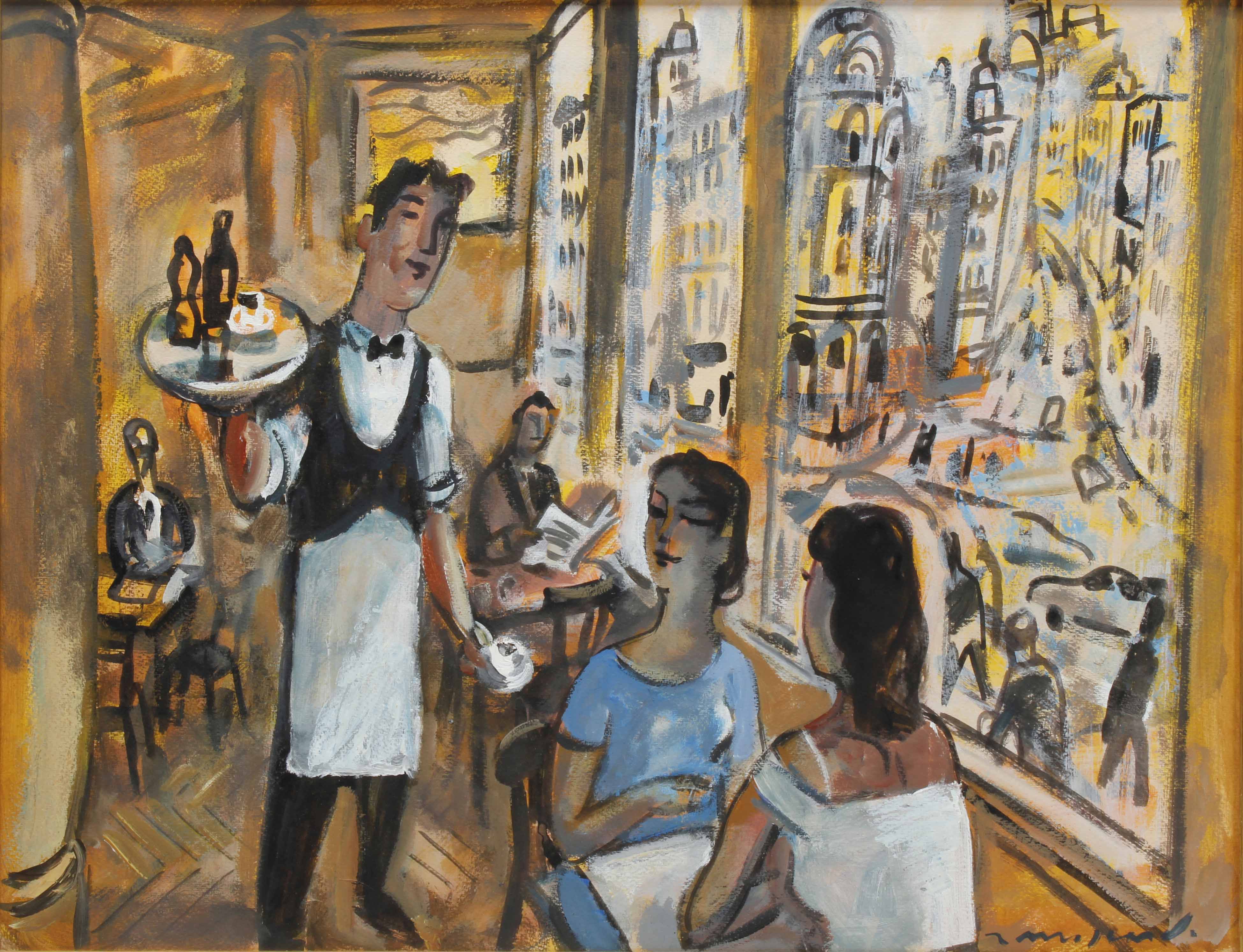 RAMÓN MOSCARDÓ (1953).  "CAFÉ".