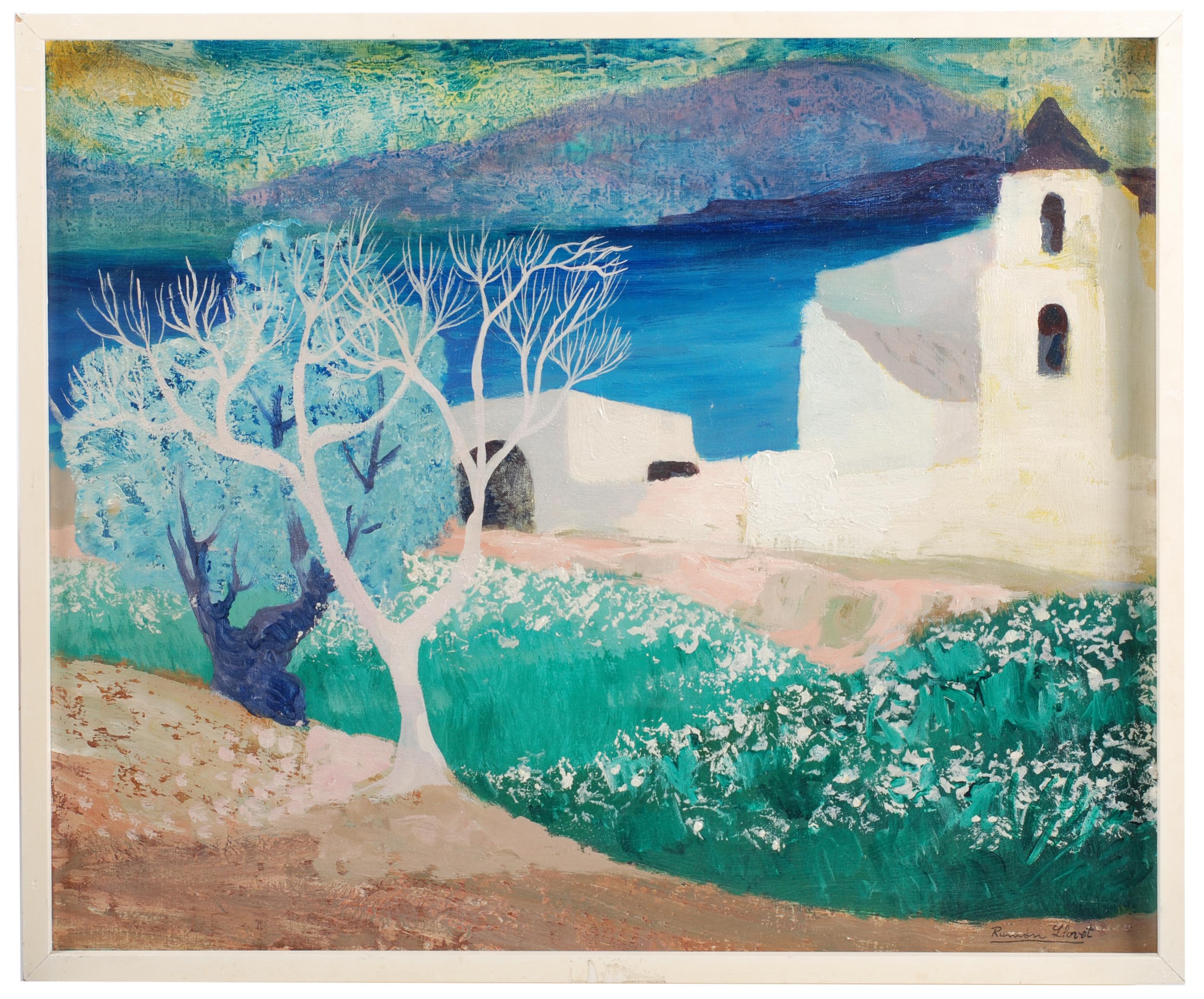 RAMÓN LLOVET (1917-1987). "LANDSCAPE".