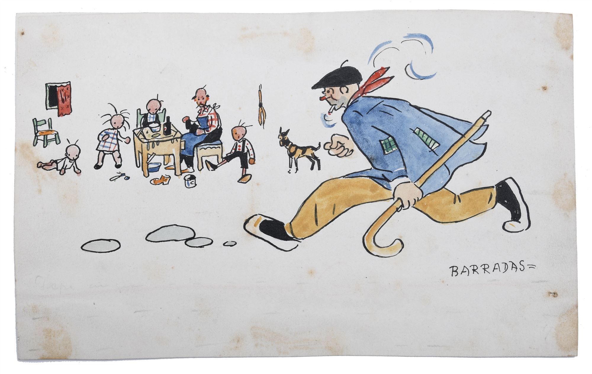 RAFAEL BARRADAS (1890-1929).  "ILLUSTRATION".
