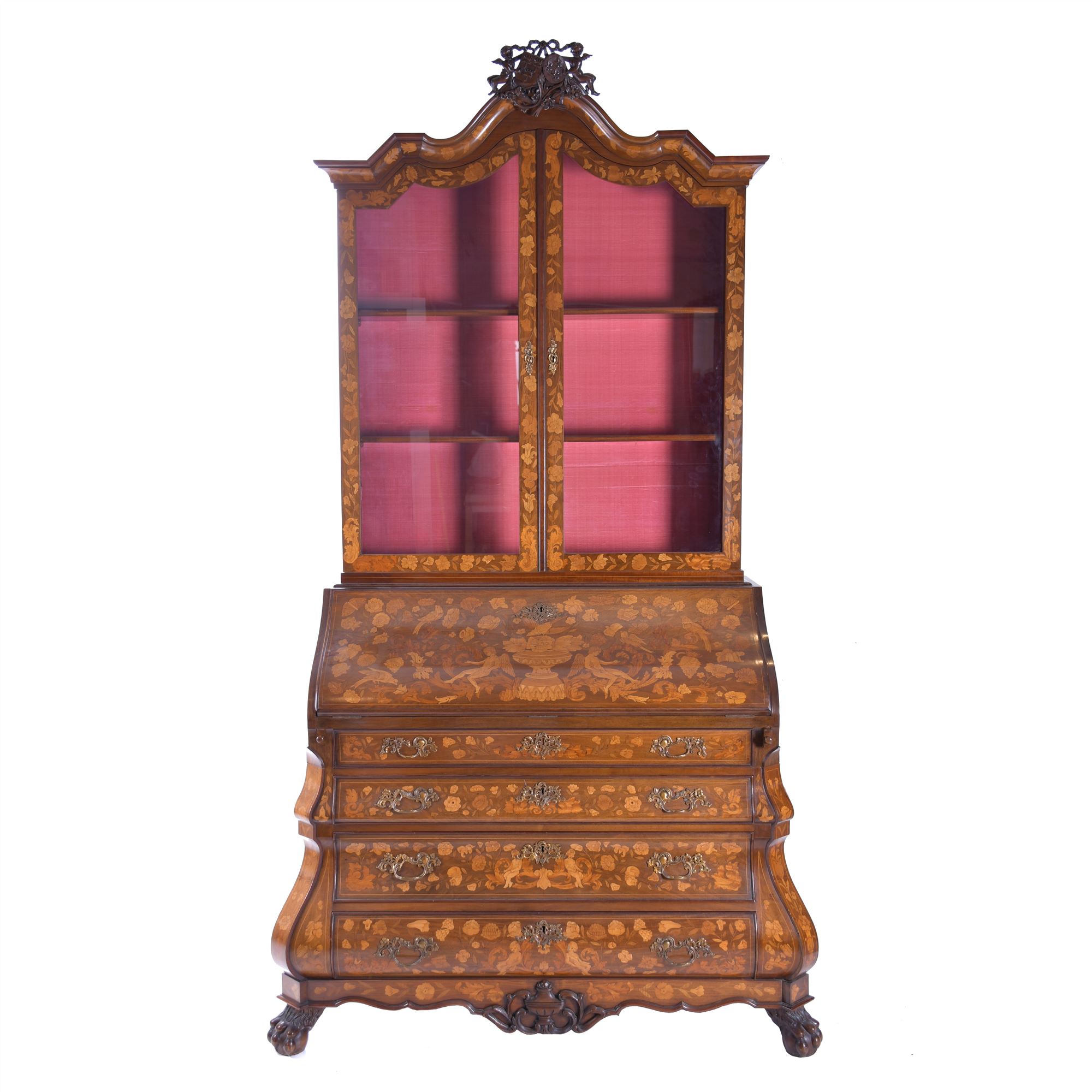 ANTONIO HERRÁIZ (1870-1947). DUTCH STYLE DISPLAY BUREAU BY 