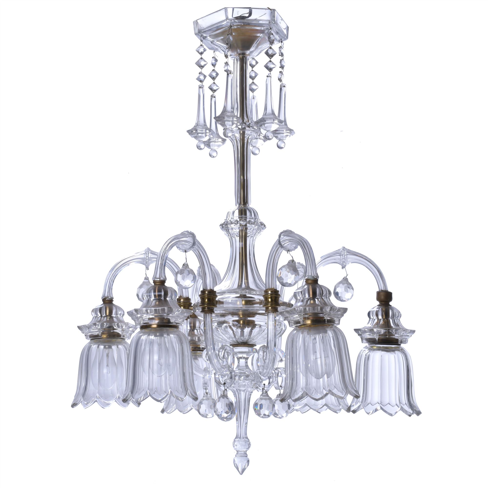 SPANISH CEILING LAMP, 20TH CENTURY.