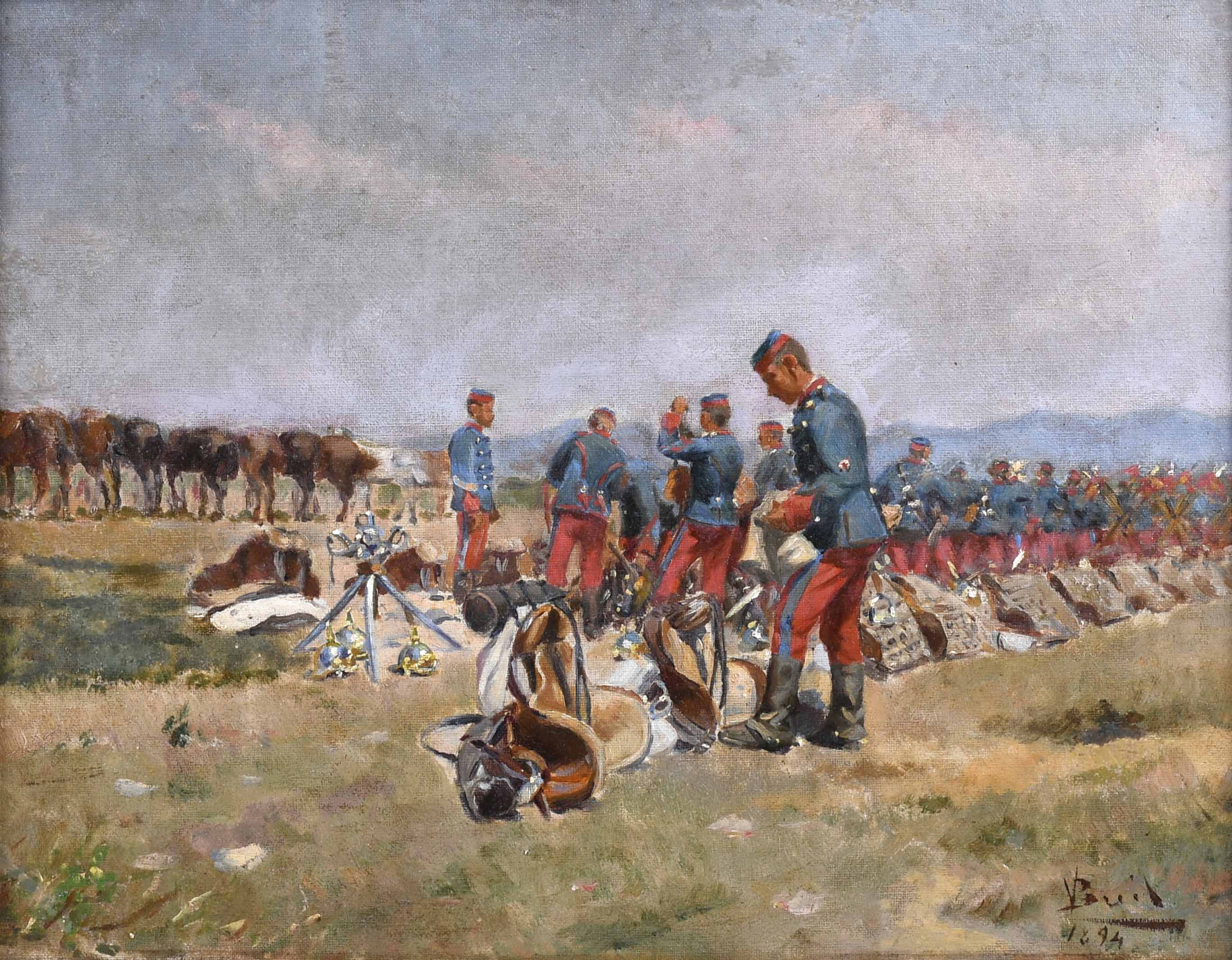 VICENTE BUIL DE LA TORRE (1867-1920). "MANIOBRAS MILITARES"