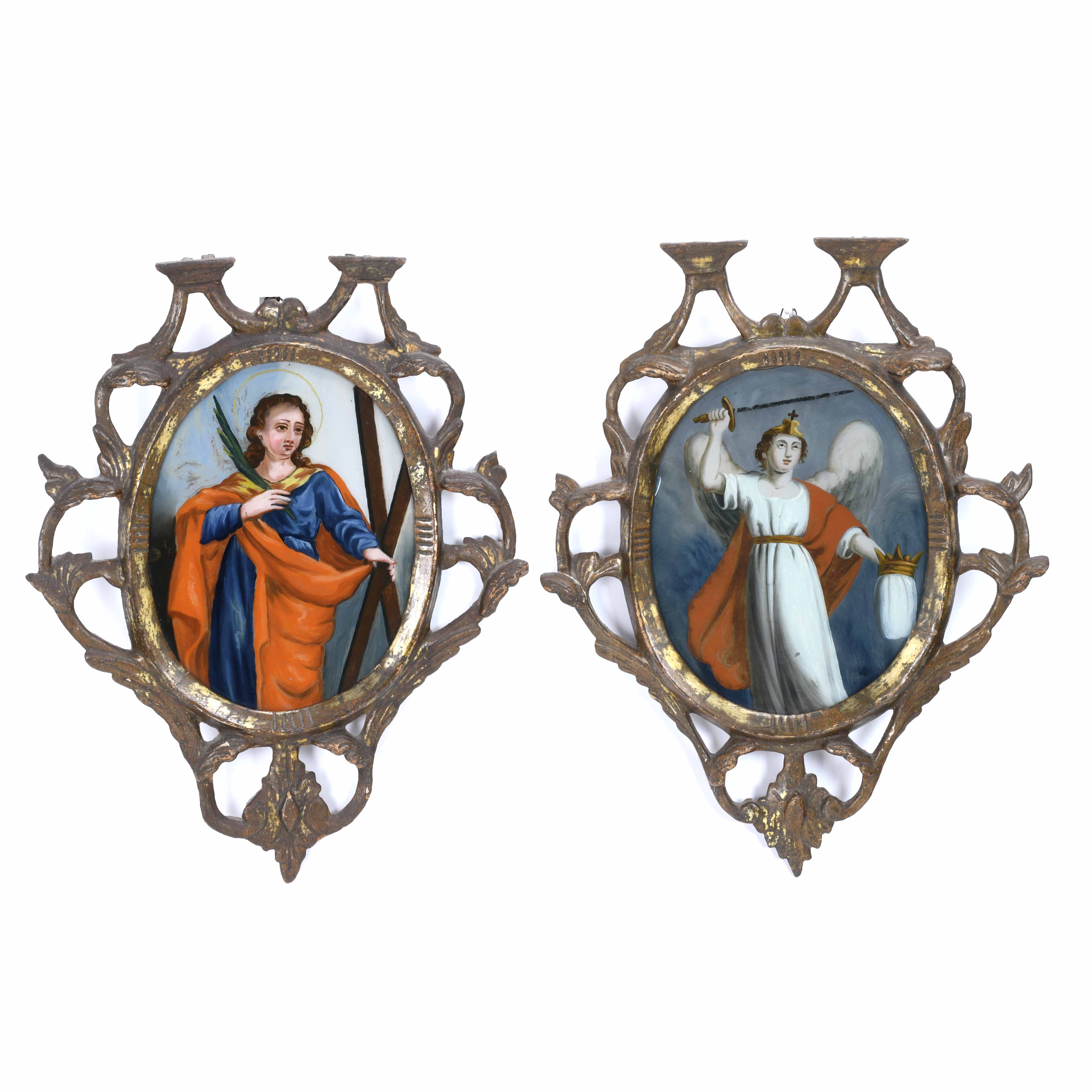 18TH CENTURY SPANISH SCHOOL "SAINT EULALIA" AND "PROBABLY A
