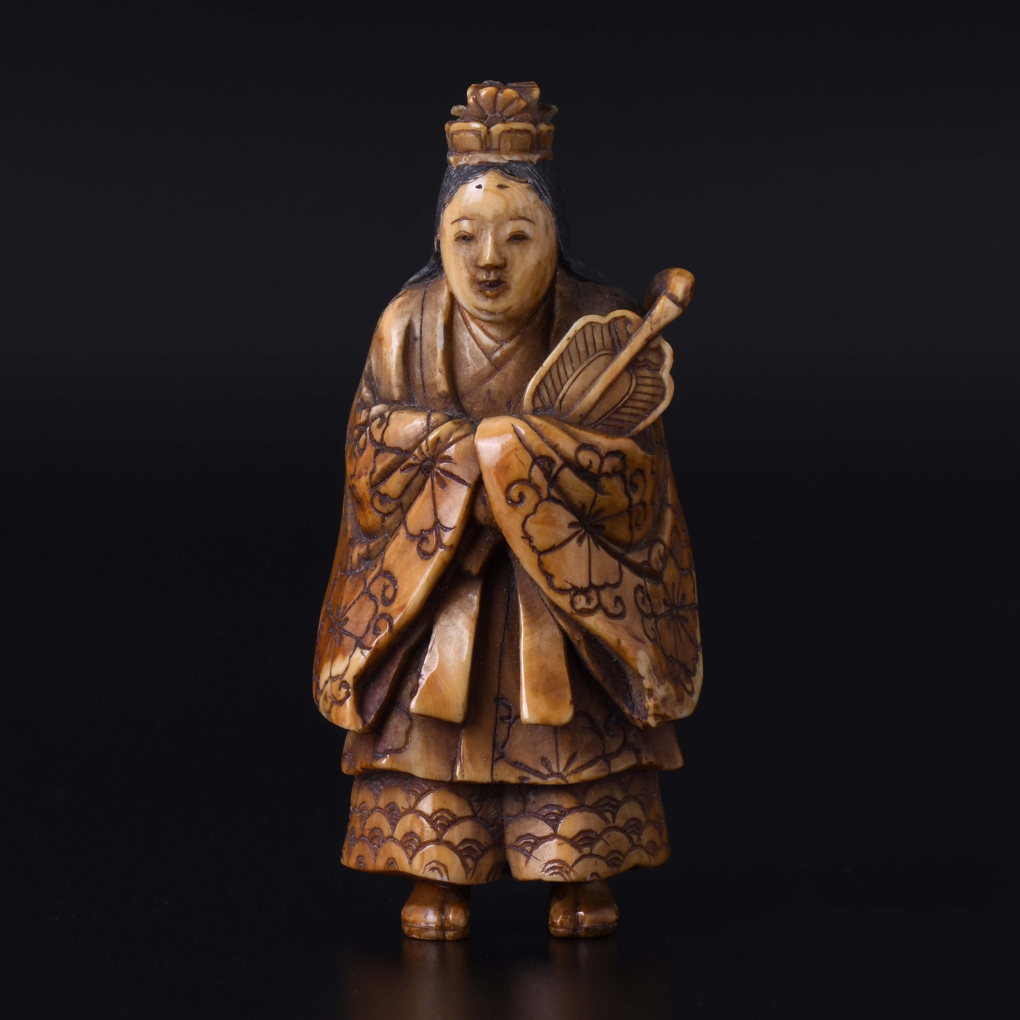 JAPANESE SCHOOL. MEIJI PERIOD, 19TH CENTURY. "THEATRE ACTOR