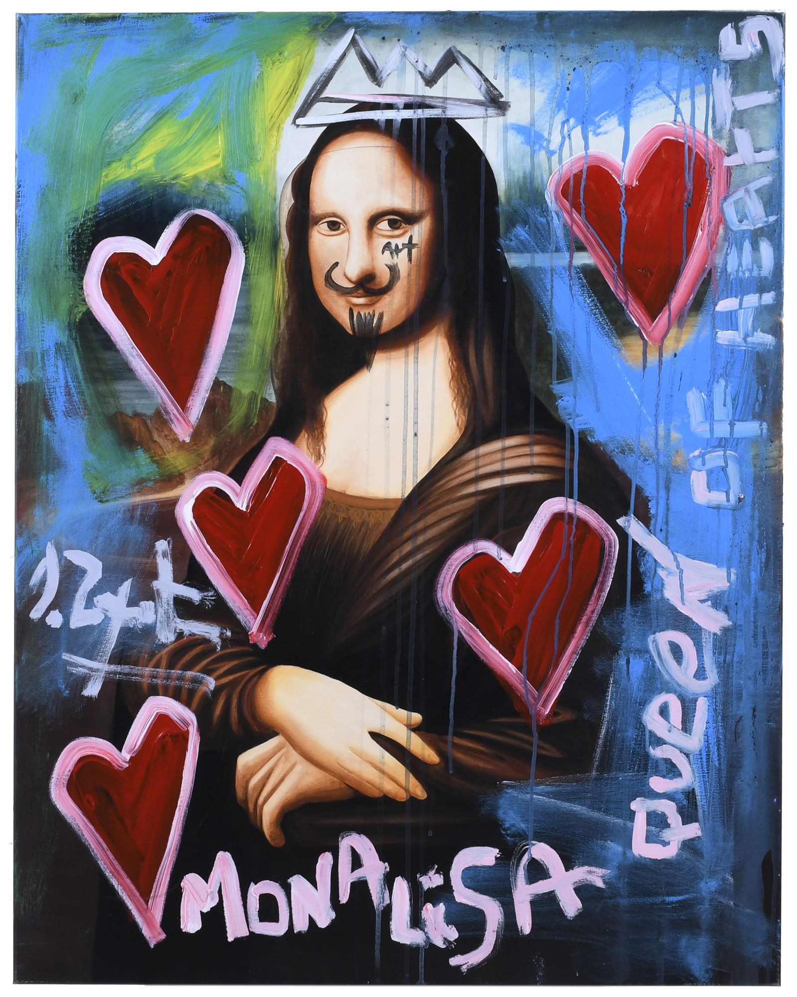 DOMINGO ZAPATA (1974). "MONA LISA QUEEN OF HEARTS", C. 2018.