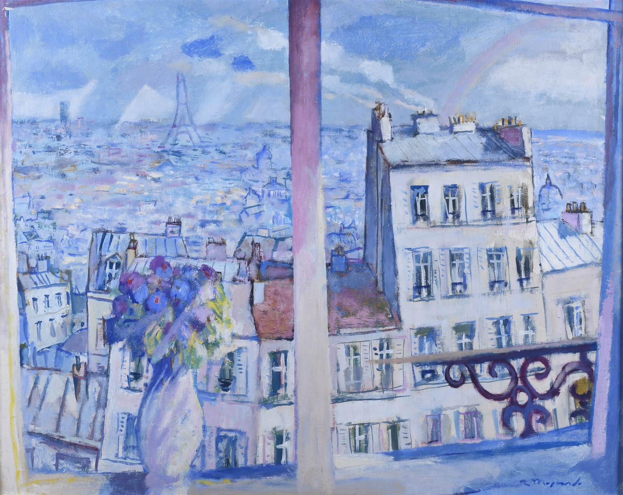 RAMÓN MOSCARDÓ (1953).  "PARIS", 1986.