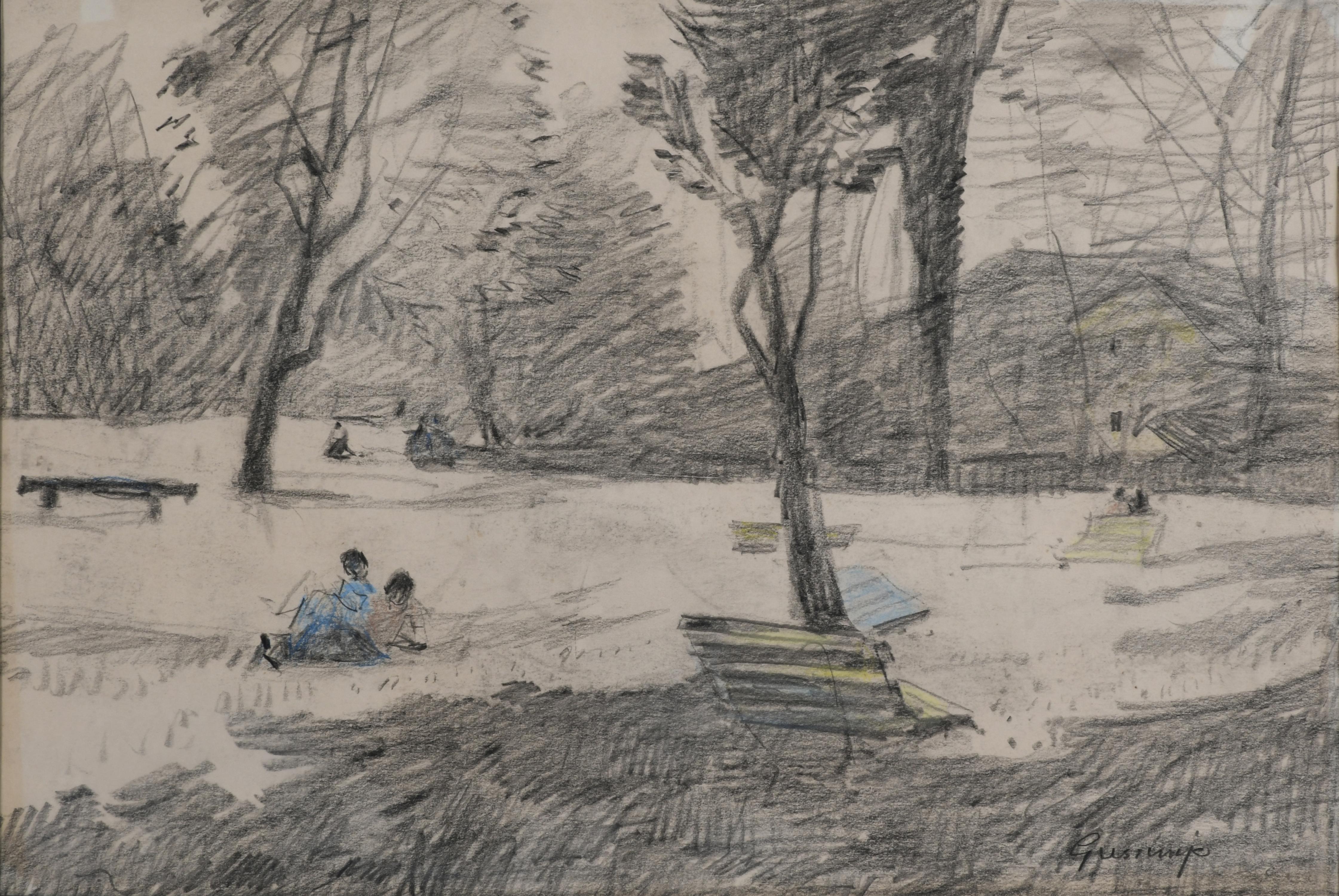 PERE GUSSINYÉ GIRONELLA (1898-1980). "PARK".