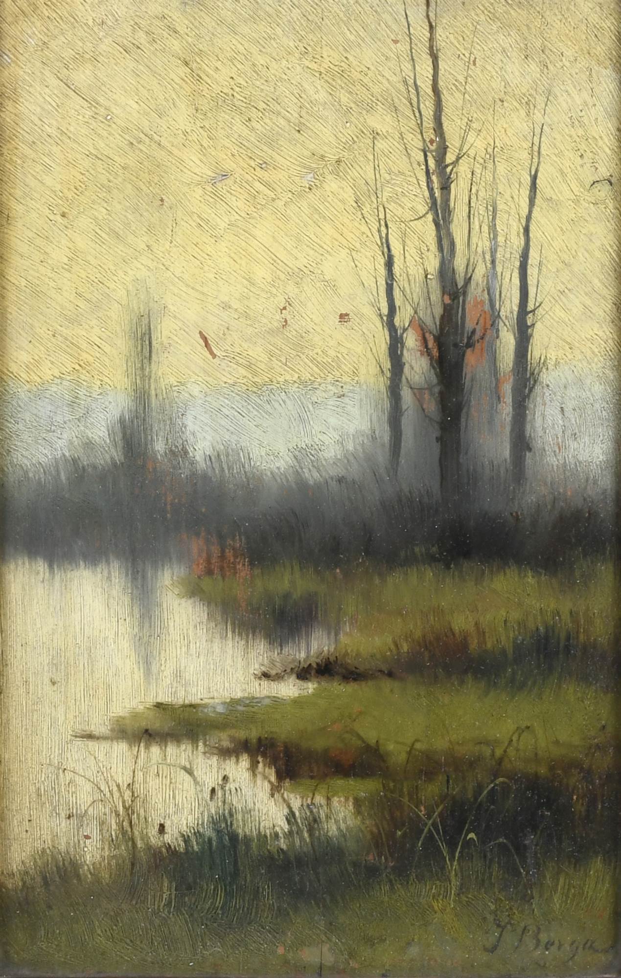JOSEP BERGA I BOIX (1837-1914). "LANDSCAPE".