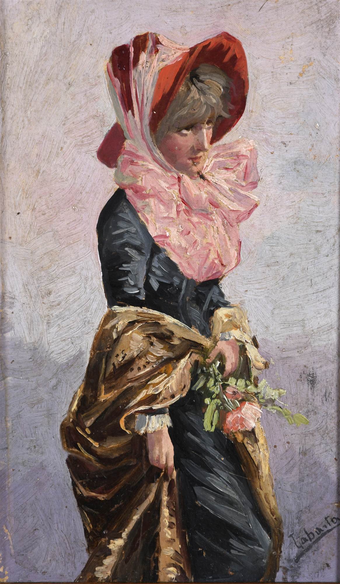 LLUÍS LABARTA I GRAÑÉ (1852-1924). "A GIRL". 