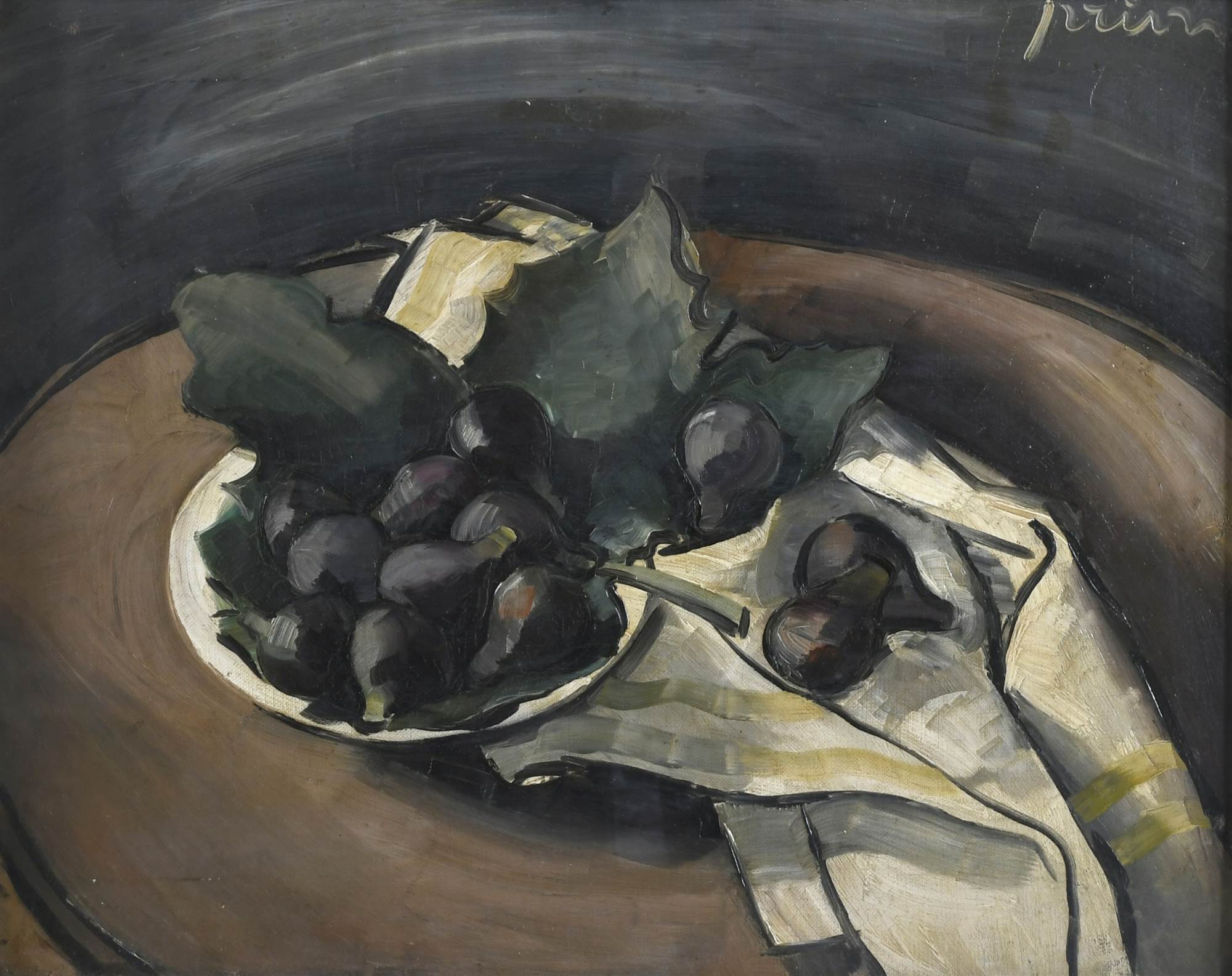 JOSEP MARIA PRIM GUYTO (1907-1973). "STILL LIFE WITH FIGS".