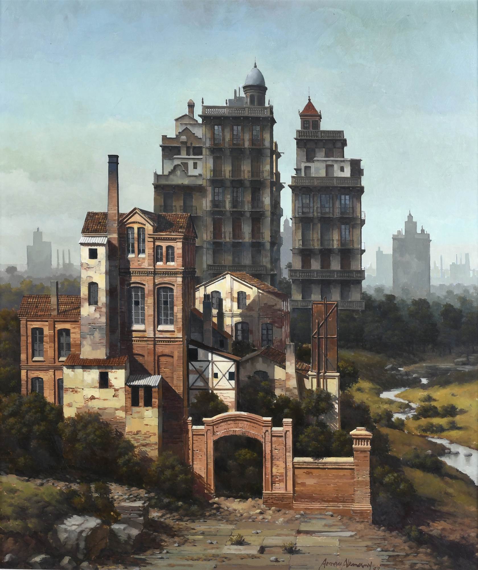 ARNAU ALEMANY (1948-2020). "URBAN VIEW".