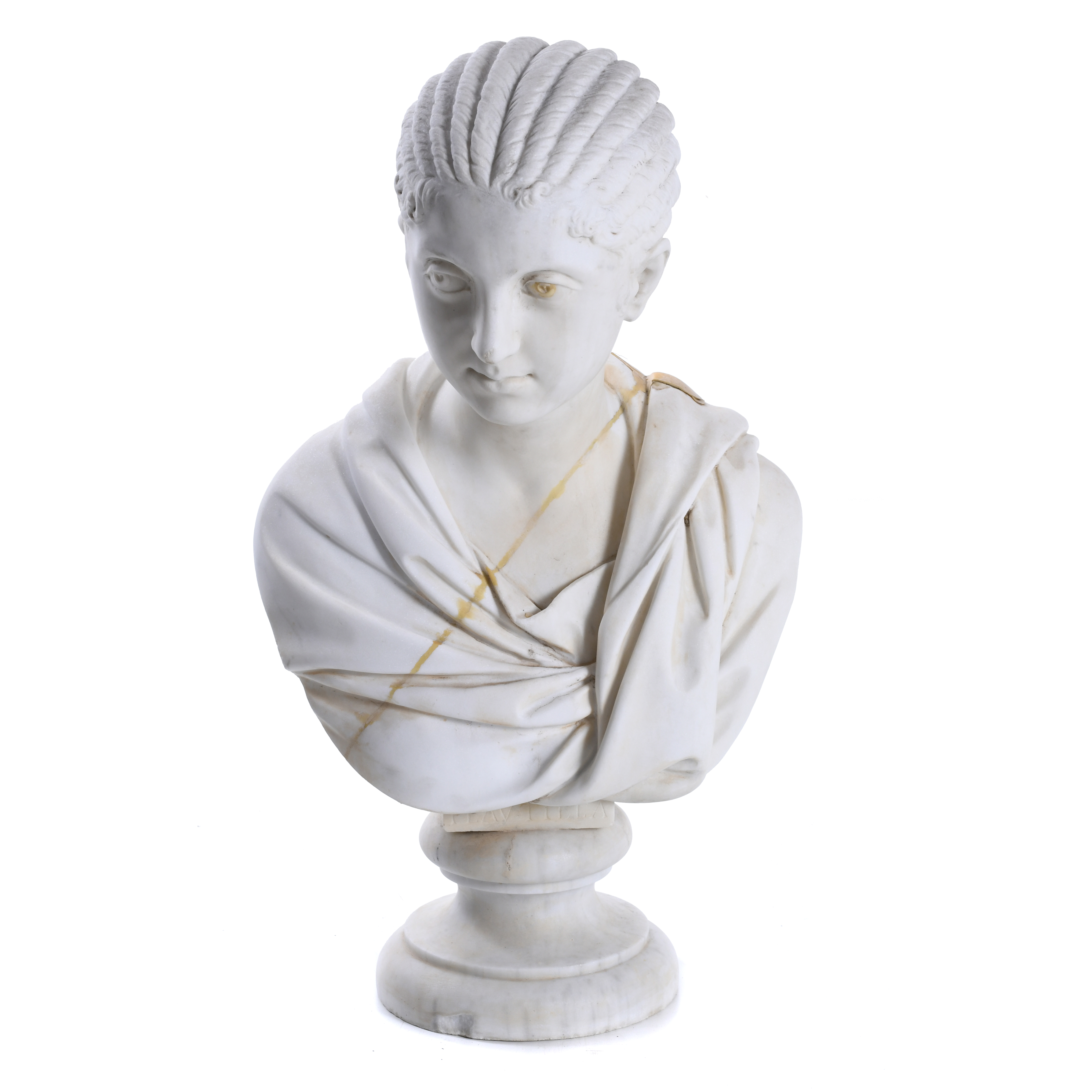 19TH CENTURY ITALIAN SCHOOL. WOMAN&#39;S BUST.