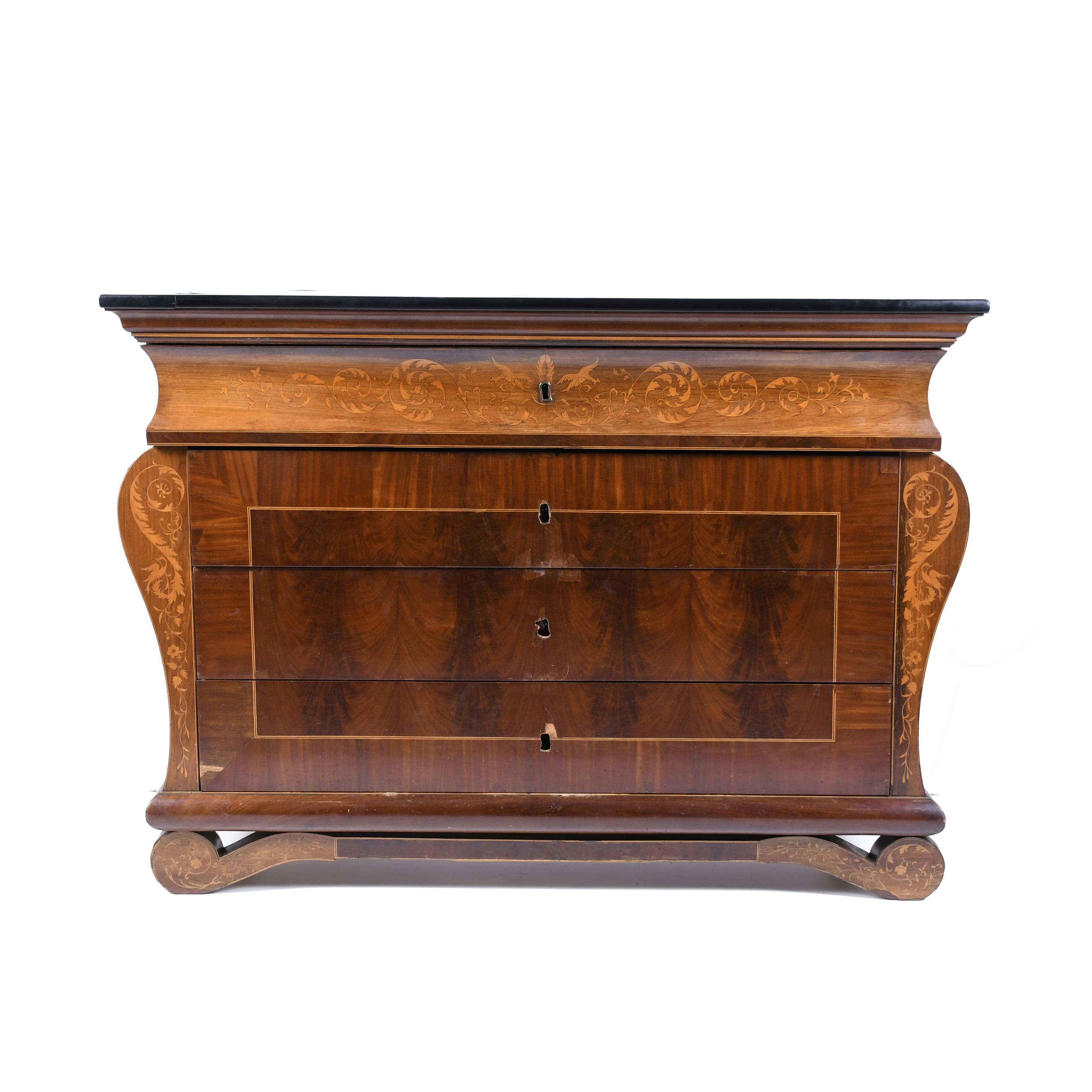 MALLORCAN ELIZABETHAN-STYLE CHEST OF DRAWERS, CIRCA 1830-18