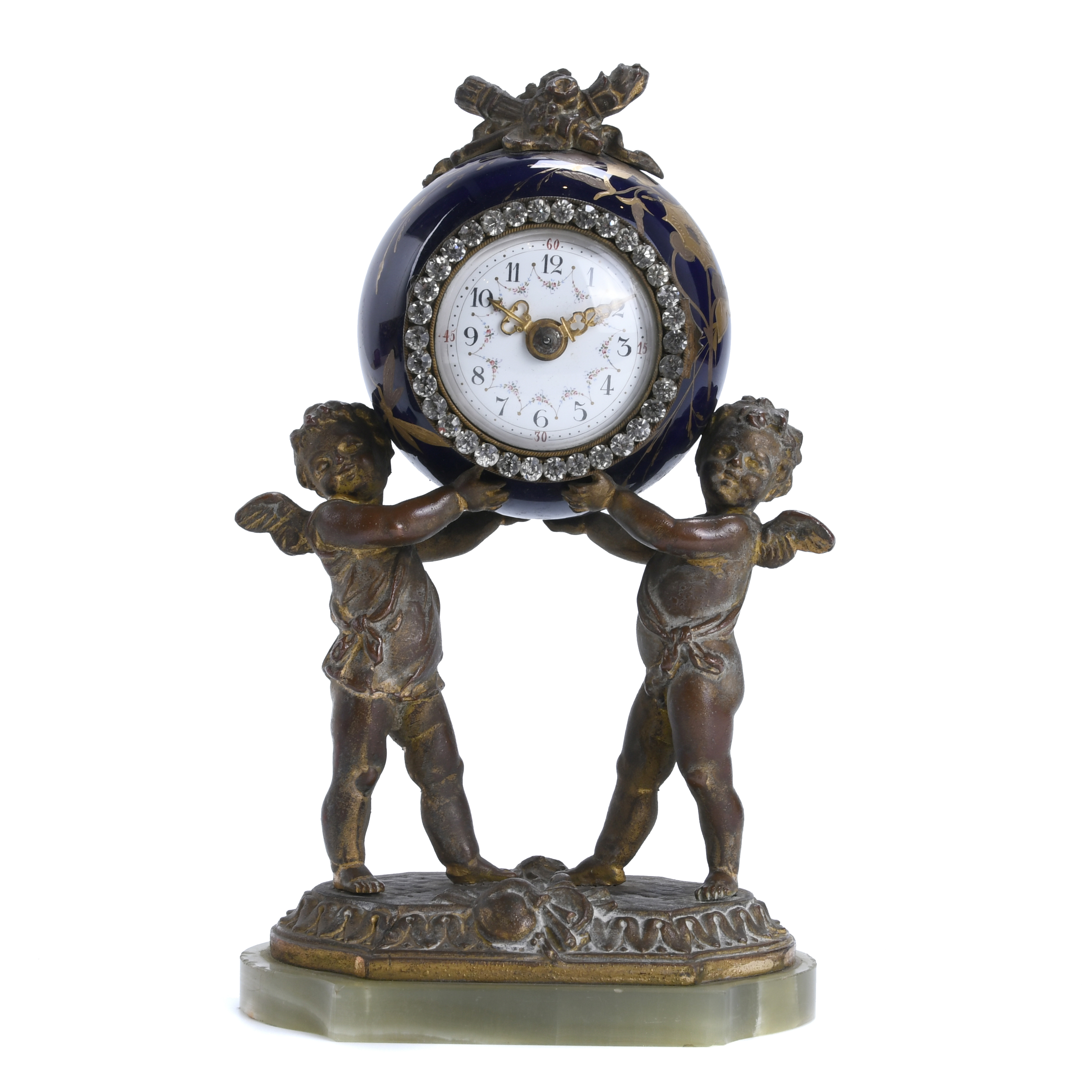 SMALL FRENCH CLOCK, EARLY 20TH CENTURY.