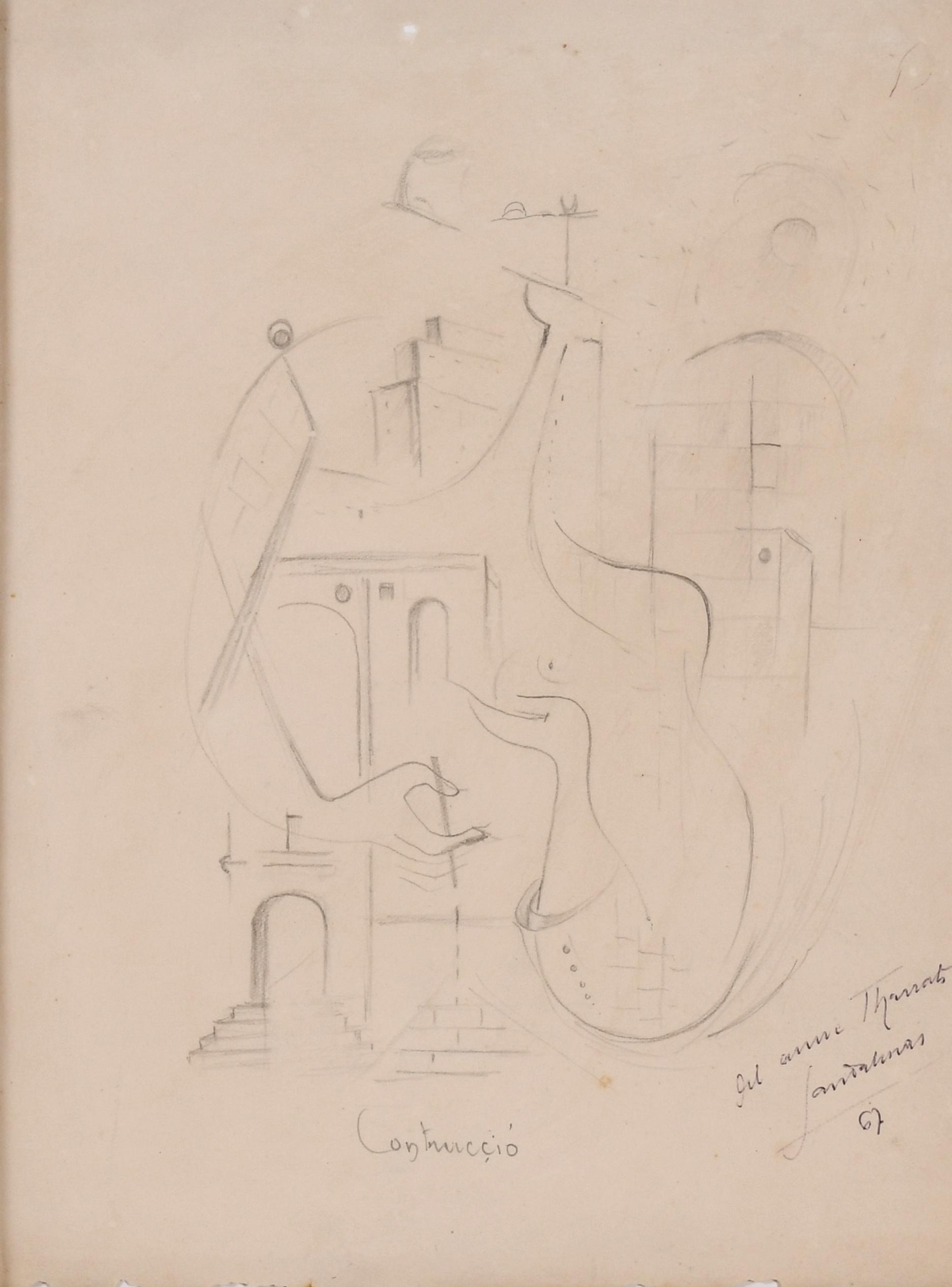 JOAN SANDALINAS (1903-1991). "CONSTRUCCIÓ".