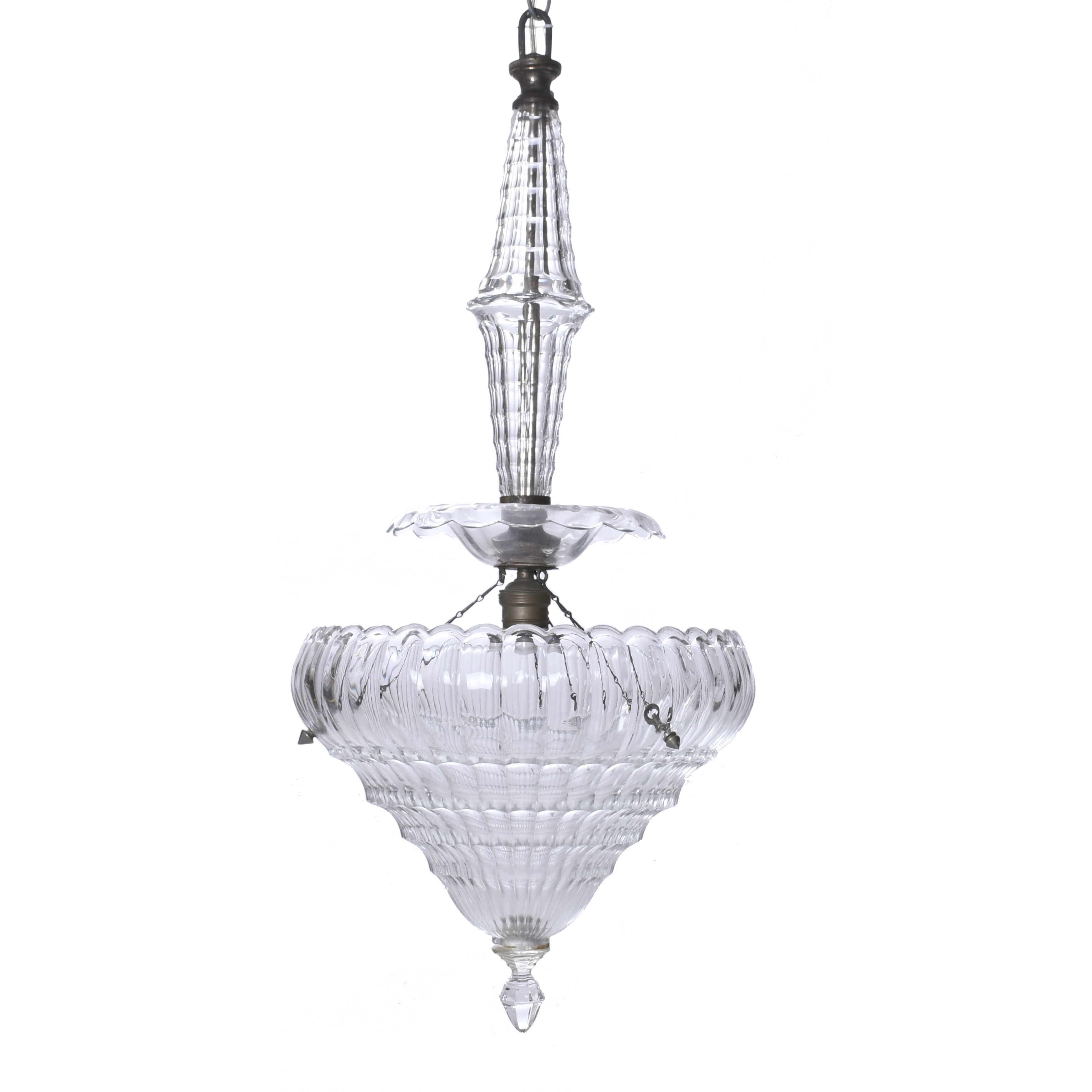 SPANISH CEILING LAMP, MID 20TH CENTURY.