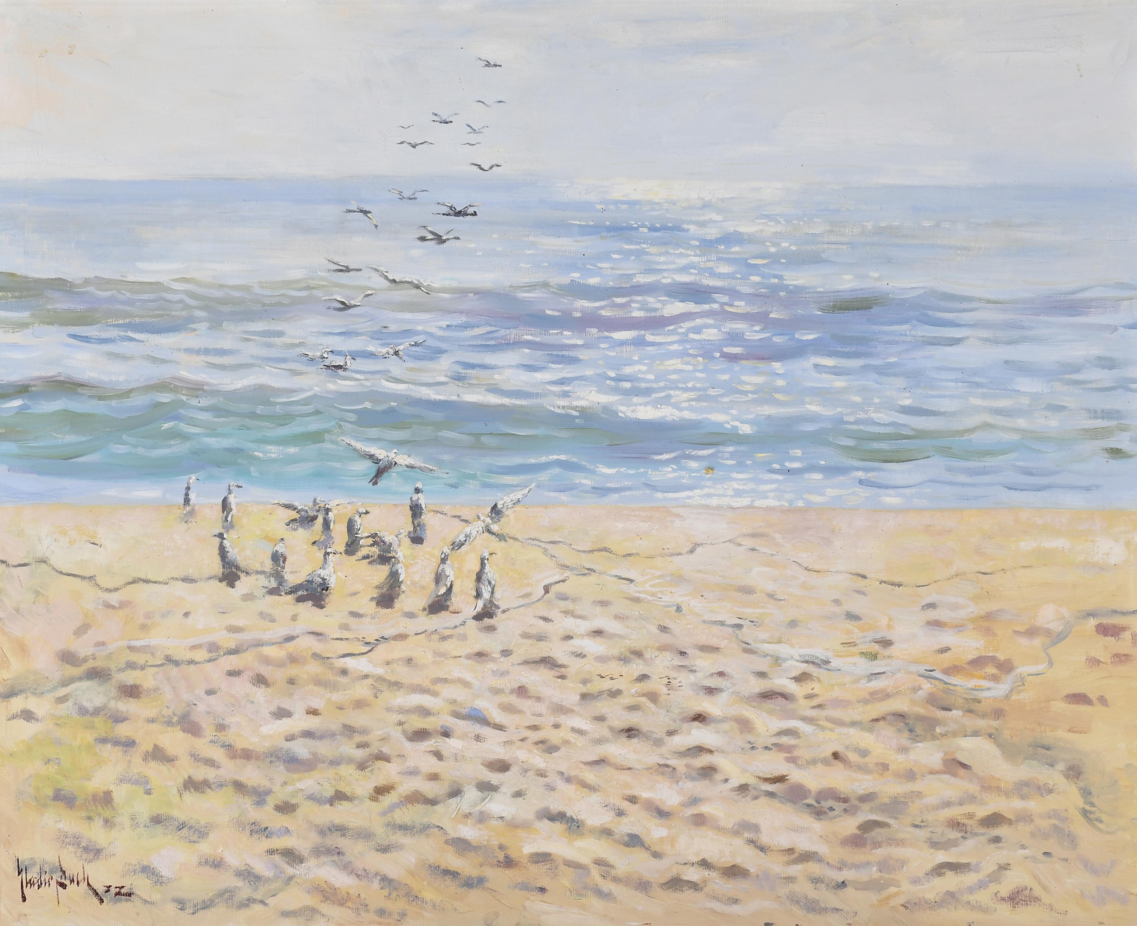 ELADI DUCH (1931).  "GAVINES (GAVIOTAS)" (Vilassar de Mar,