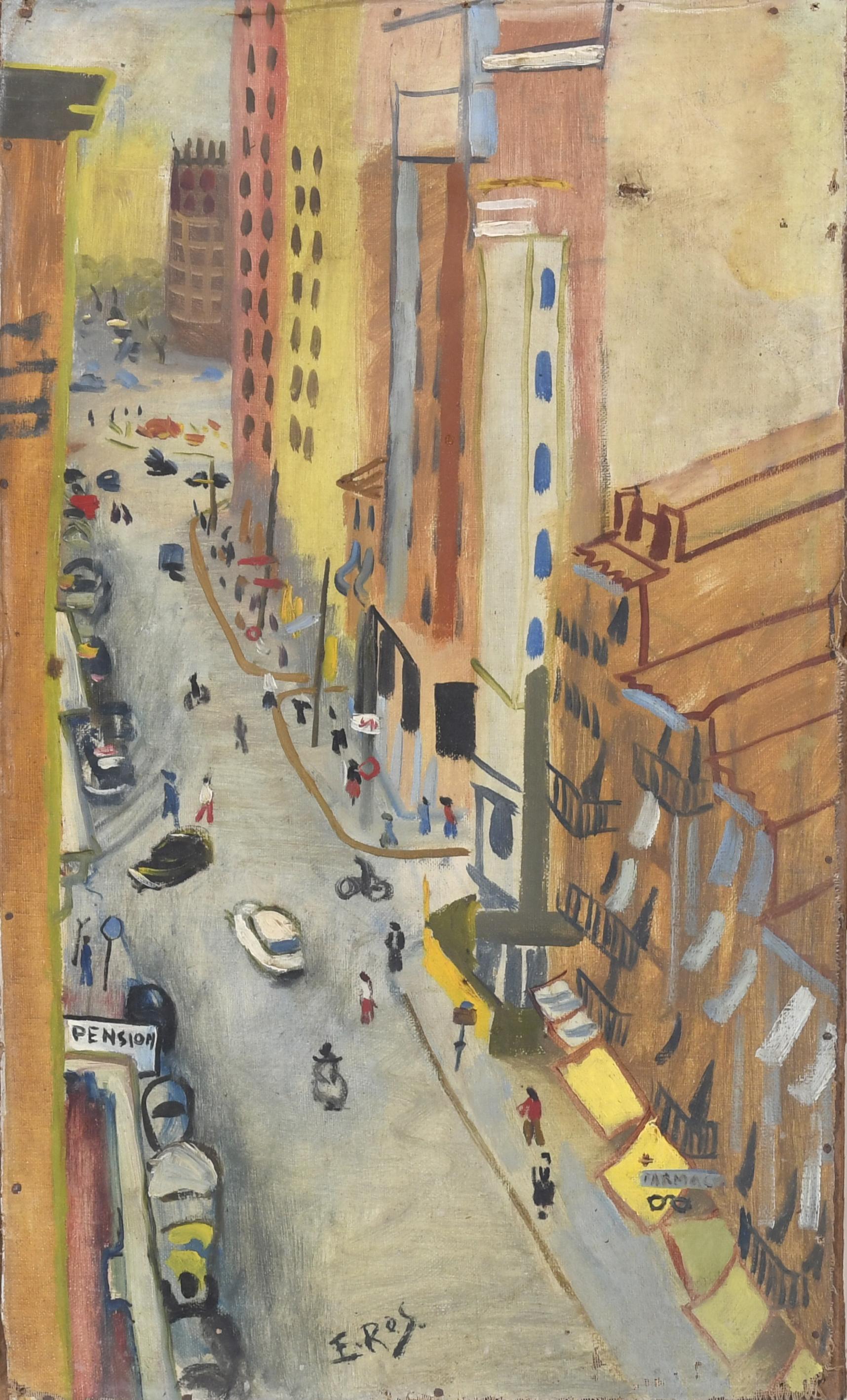 EMILIO ROS BENET (1918-1977). "STREET".