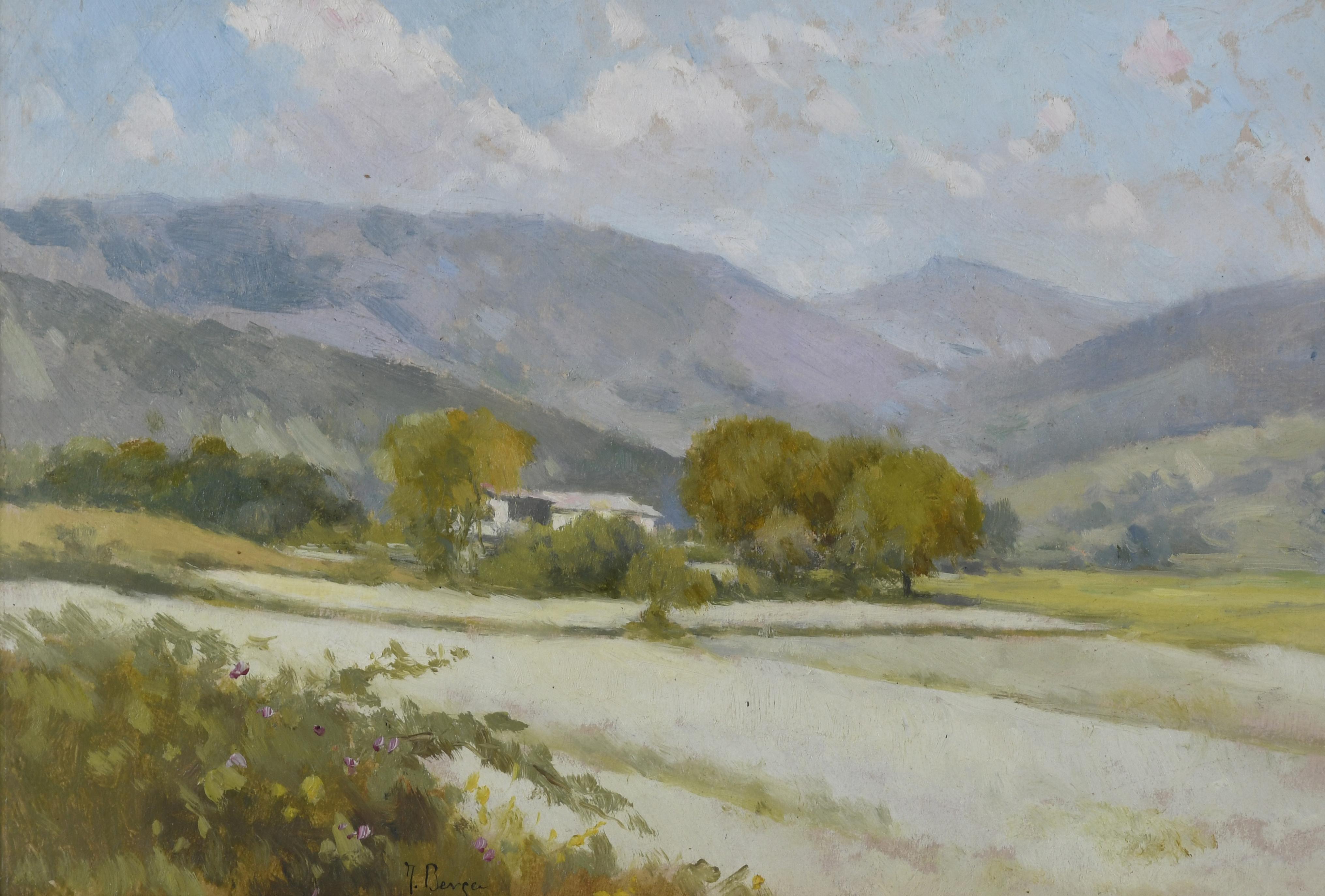 JOSEP BERGA I BOIX (1837-1914). "PAISAJE", 1905.